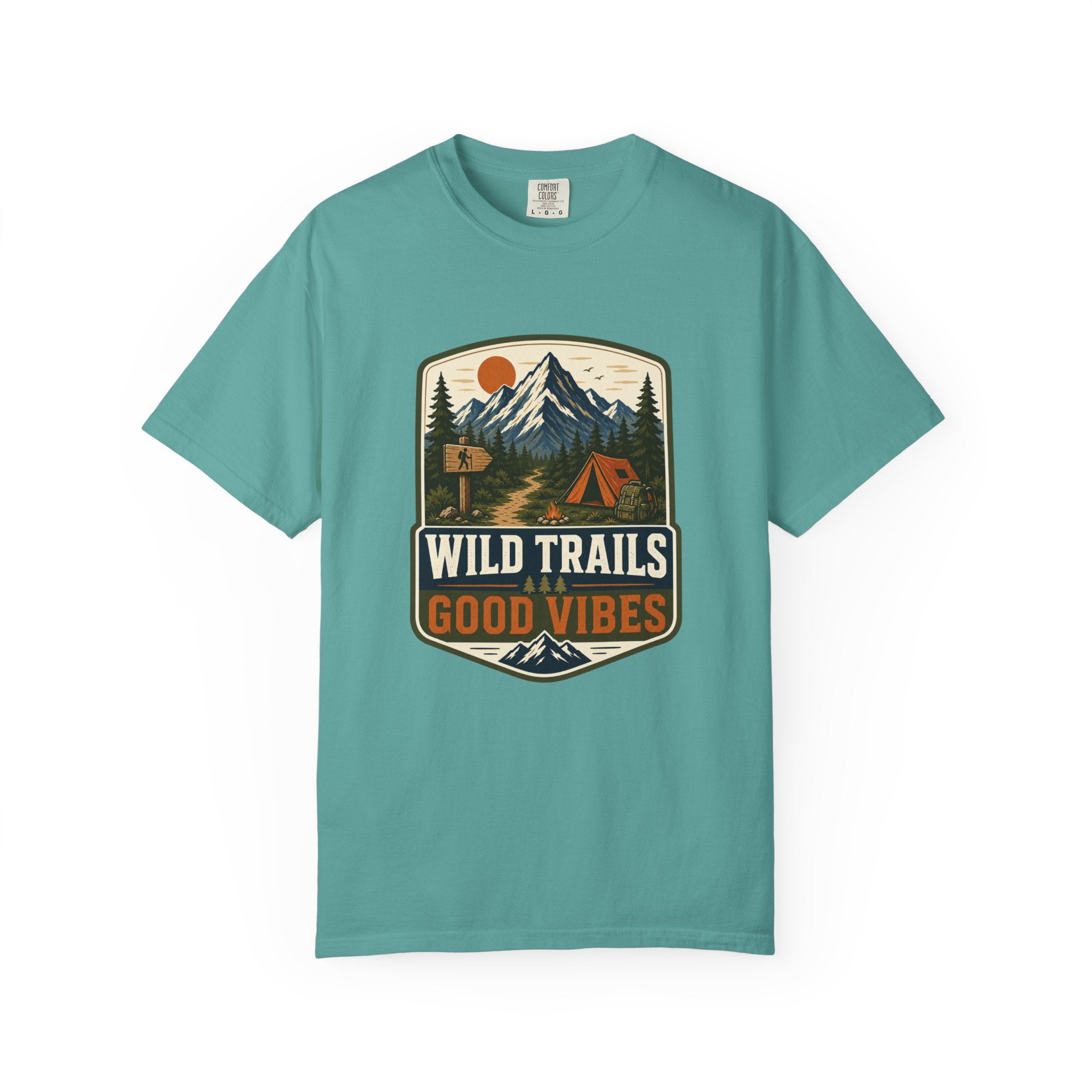 Adventure T-Shirt — Wild Trails Good Vibes Camping Tee