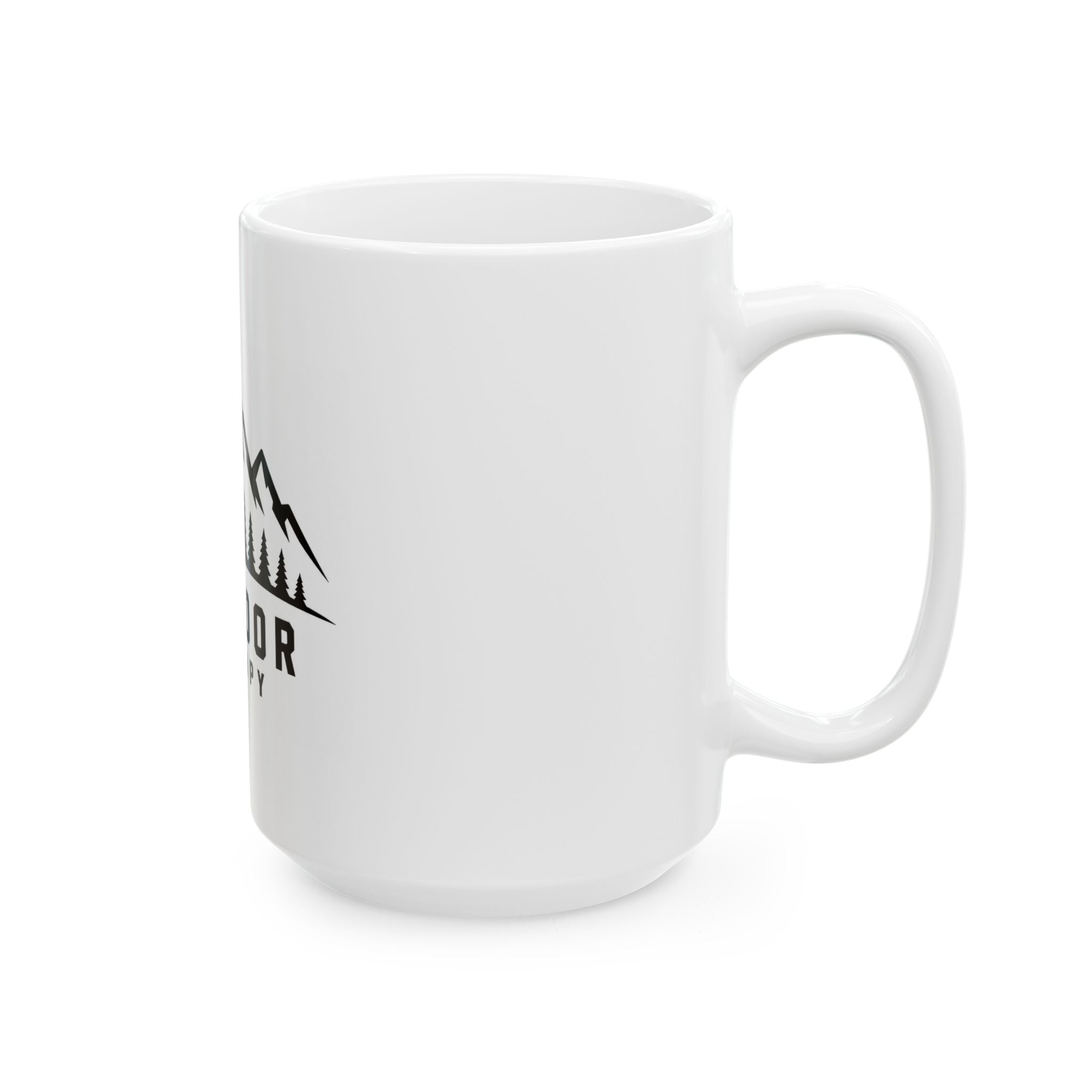 Outdoor Therapy Mug – Mountain & Pine Coffee Cup (11oz/15oz)