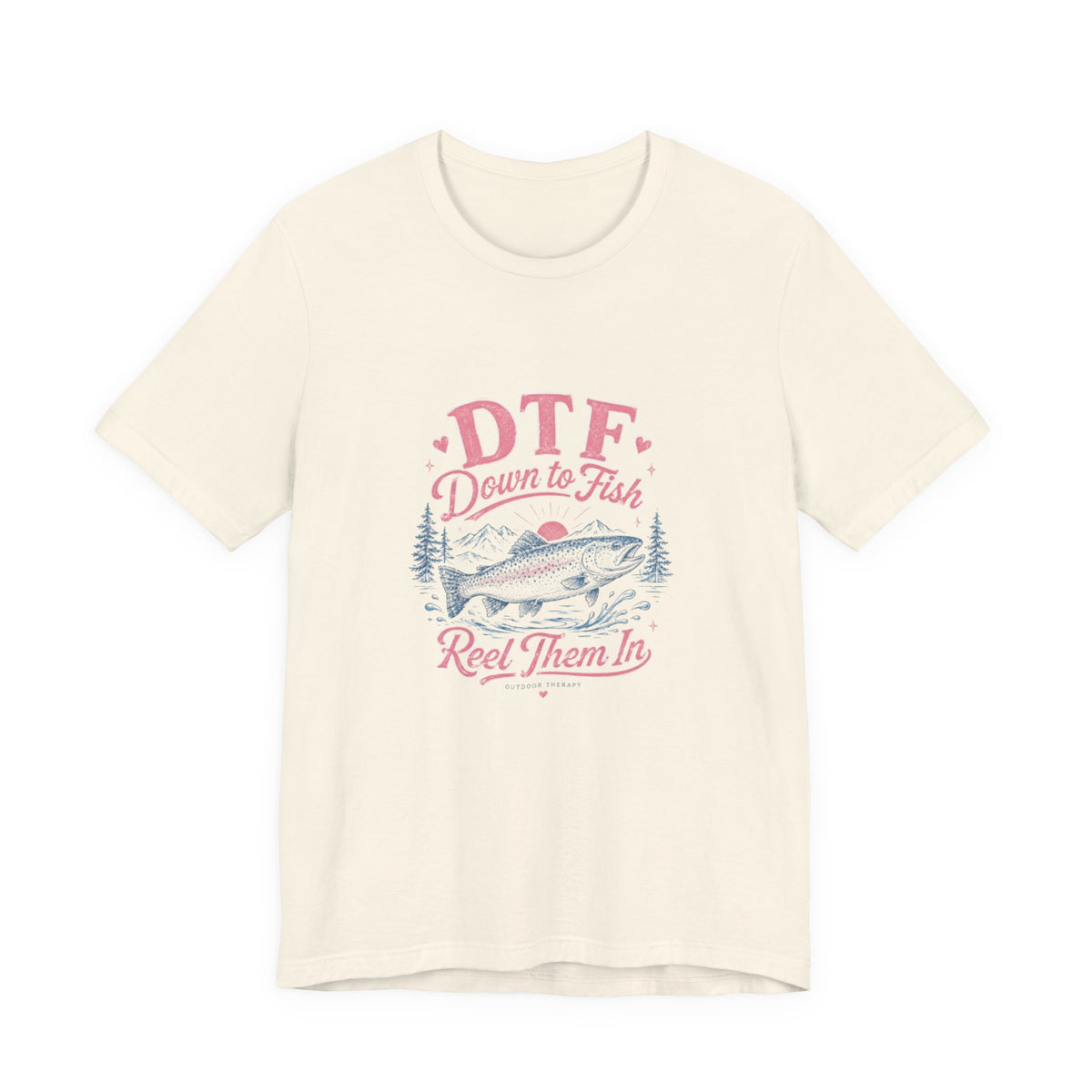 DTF Down to Fish Fishing Tee
