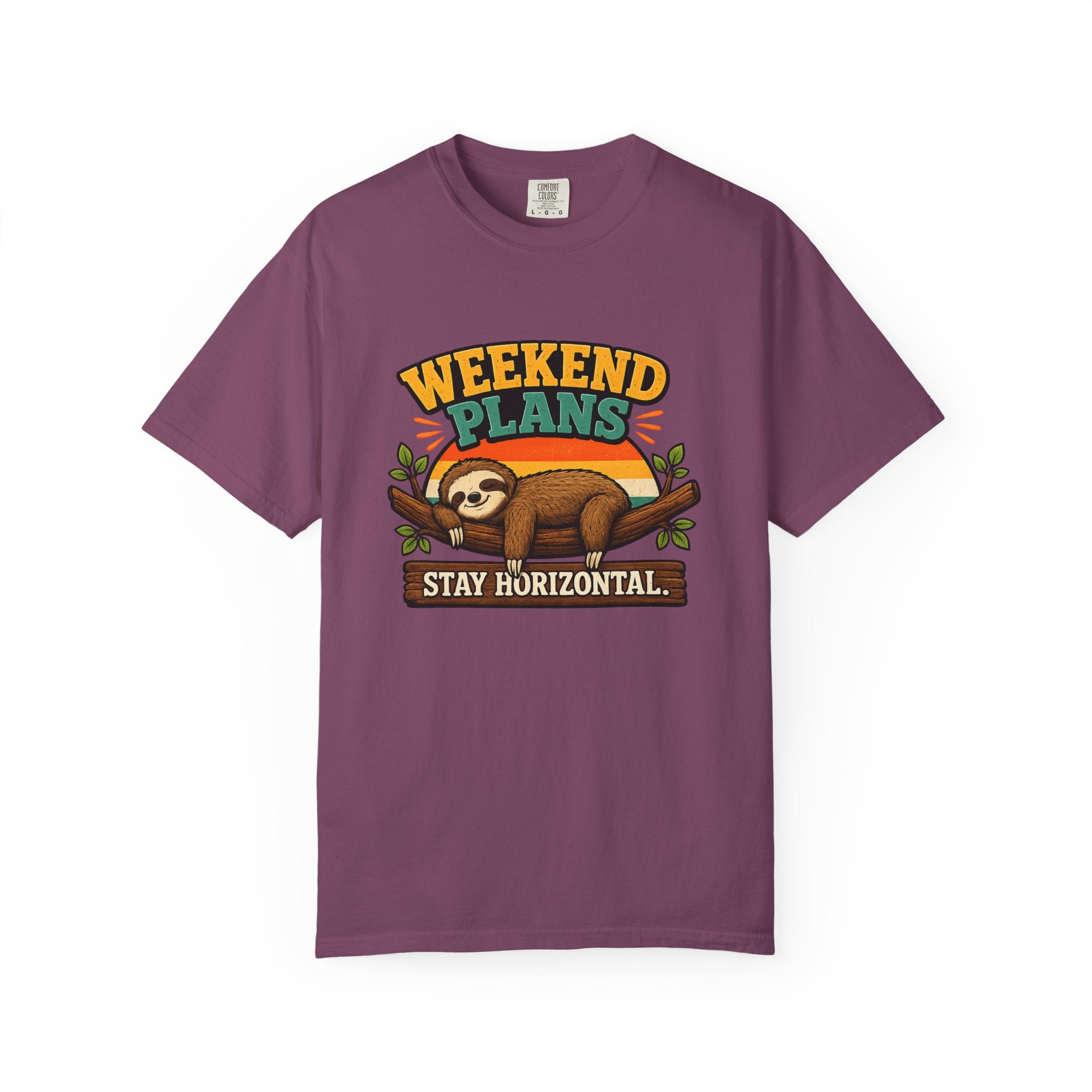 Weekend Plans Sloth T-Shirt