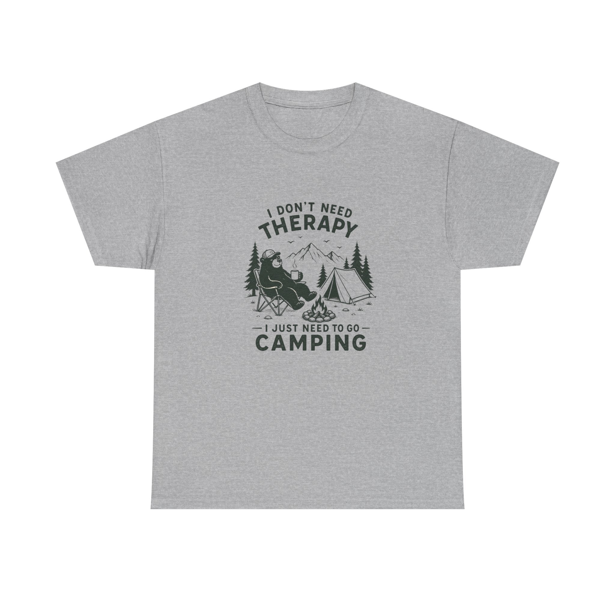 "I Don't Need Therapy, I Just Need To Go Camping" Outdoor Tee
