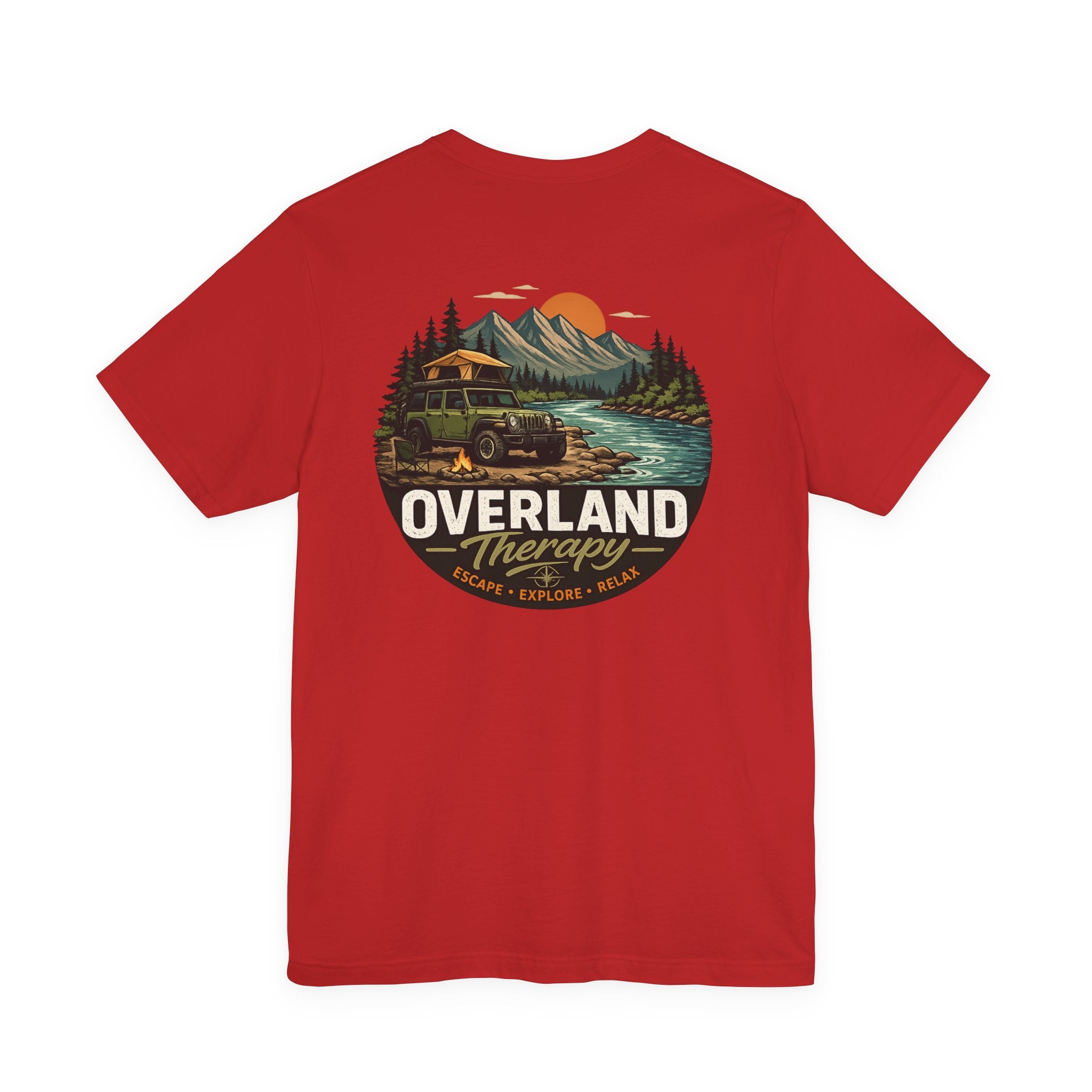 Overland Therapy Adventure T-Shirt — Camping & Off-Road Explorer Tee