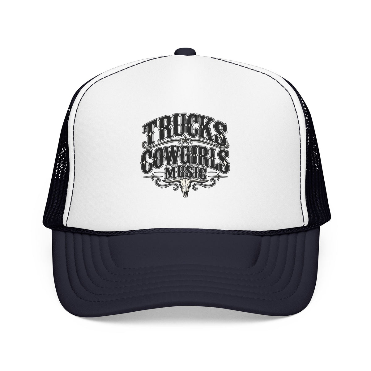 Trucks, Cowgirls, Music Foam Trucker Hat