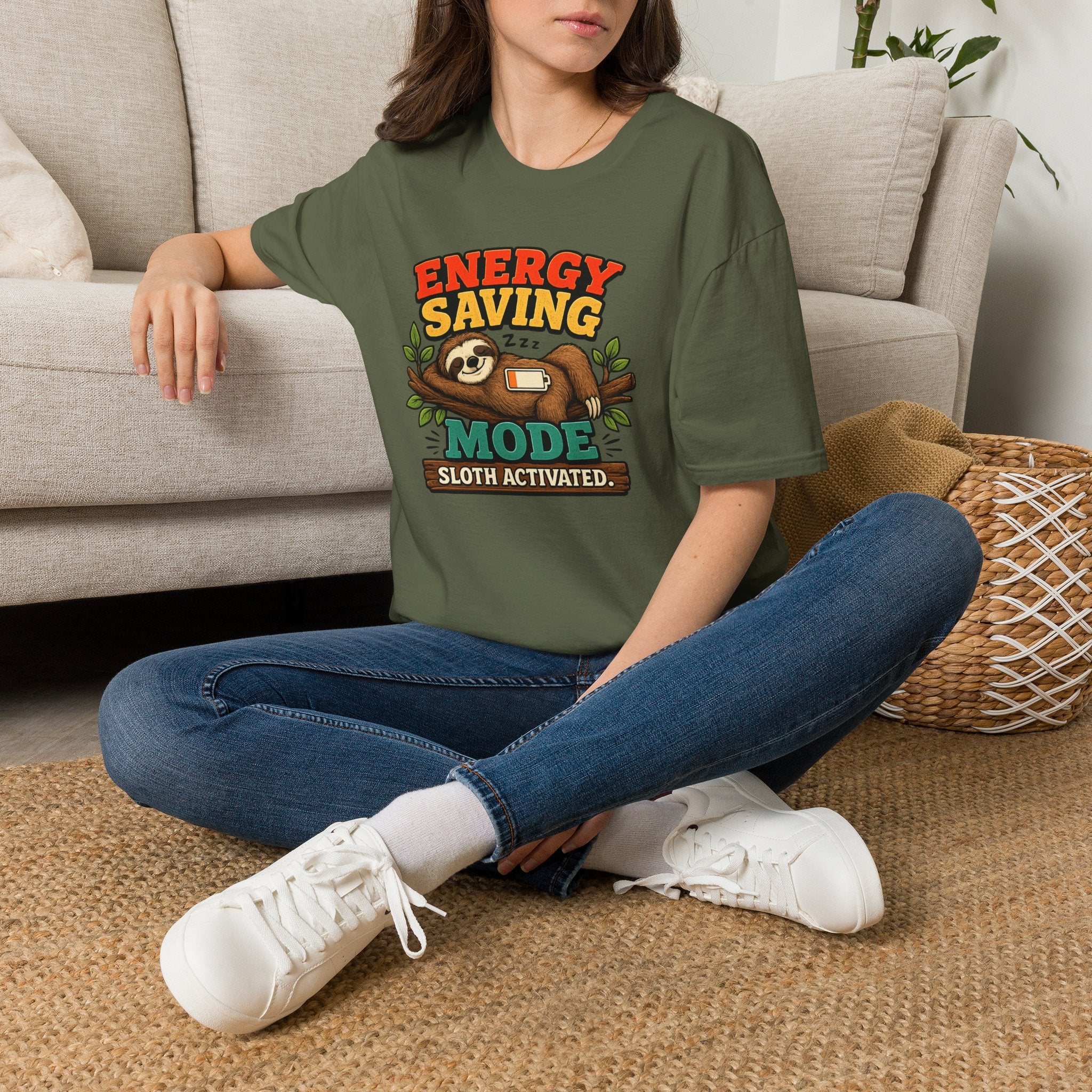 Sloth Energy Saving Mode T-Shirt
