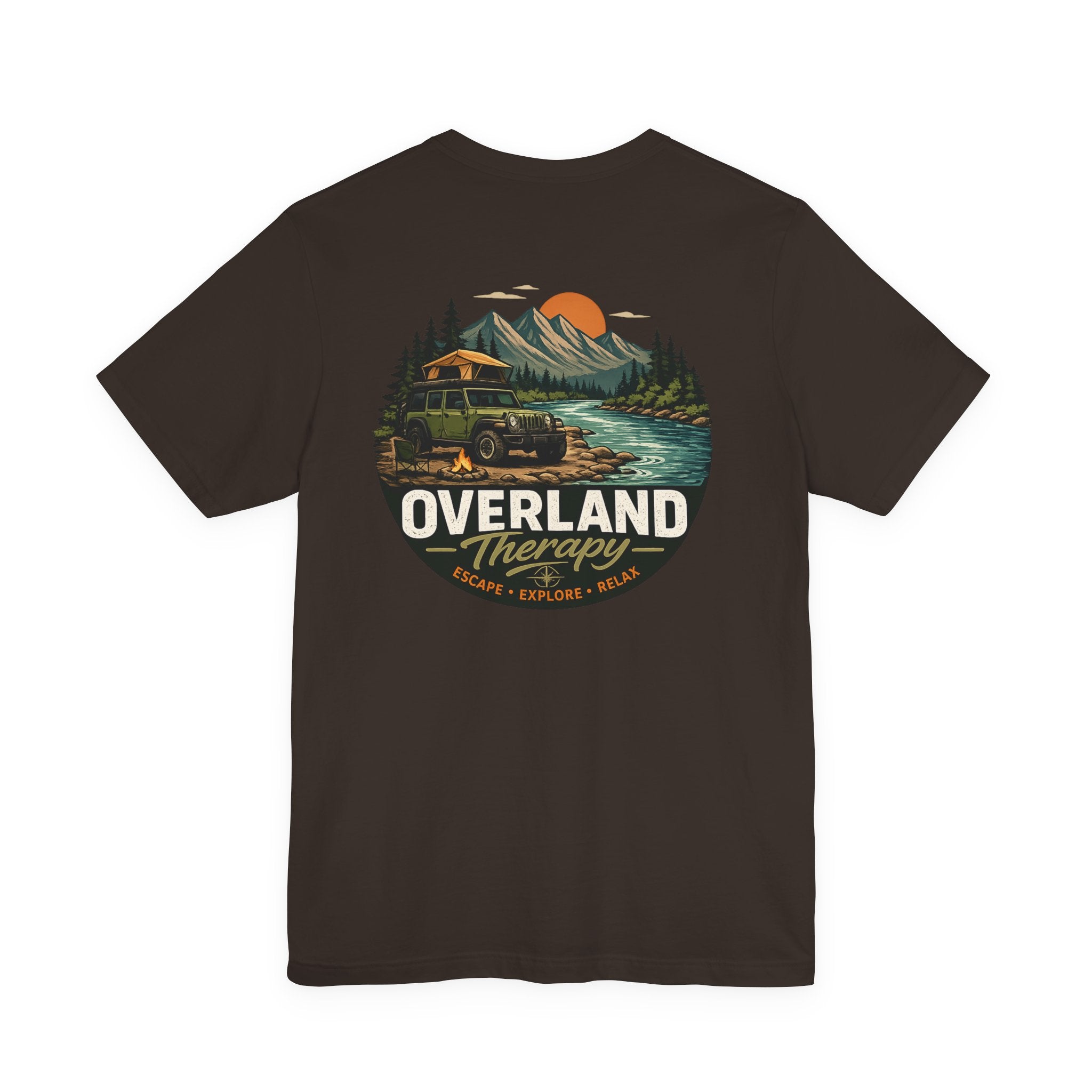 Overland Therapy Adventure T-Shirt — Camping & Off-Road Explorer Tee