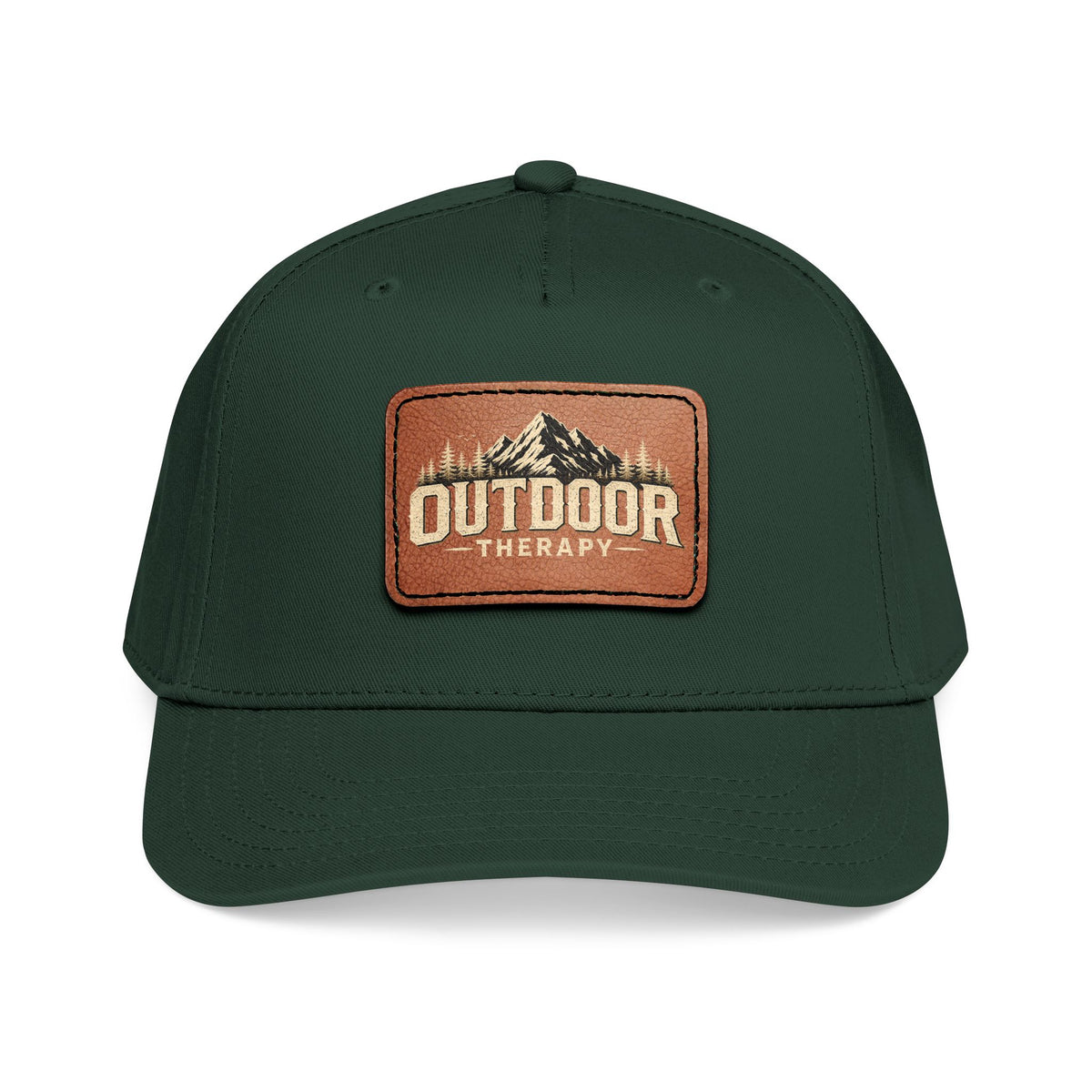 Mid Profile Outdoor Therapy with Leather Patch (Rectangle)