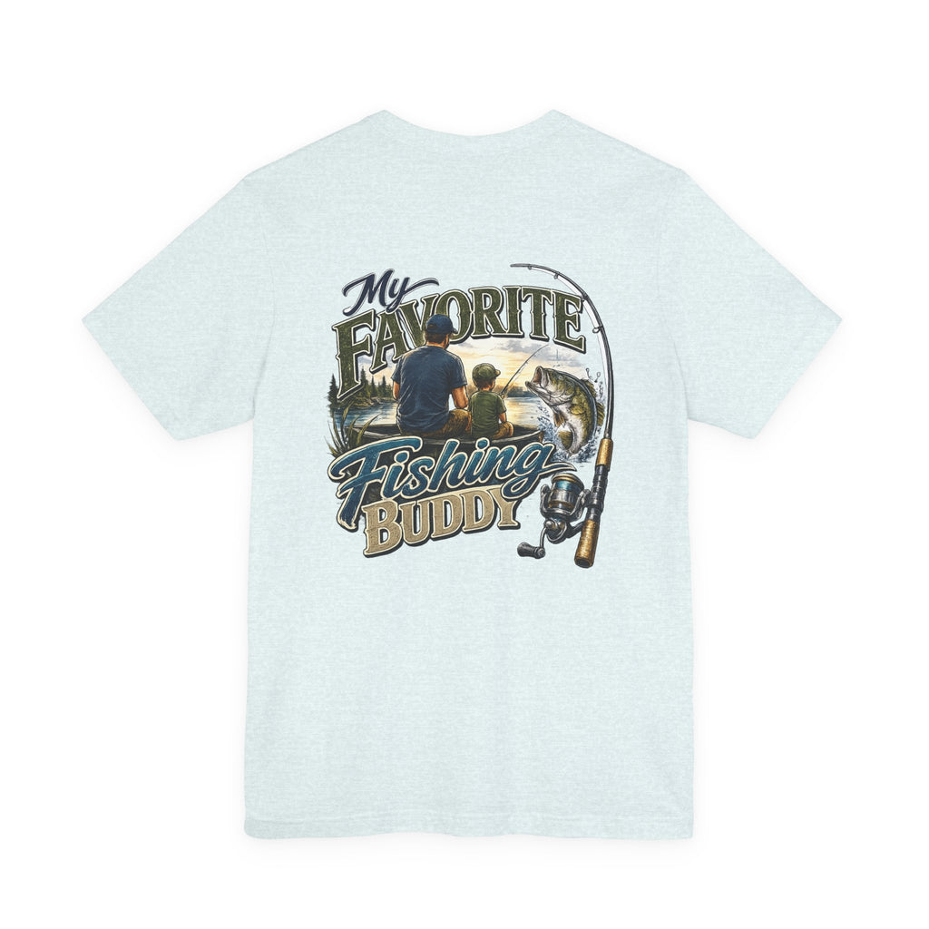 Fishing Father Son Tee — My Favorite Fishing Buddy Graphic T-Shirt