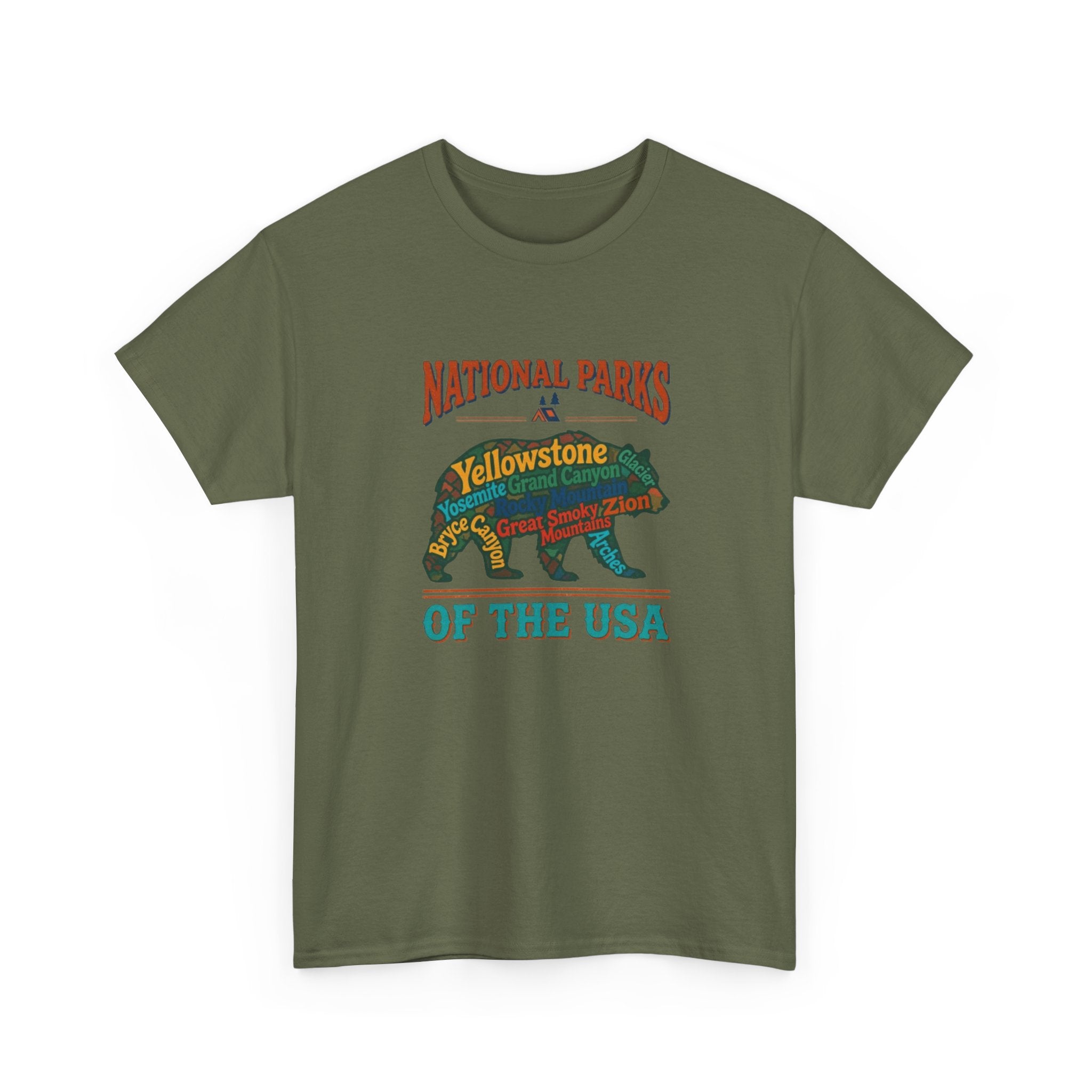 National Parks Bear T-Shirt — Vintage USA Parks Tee