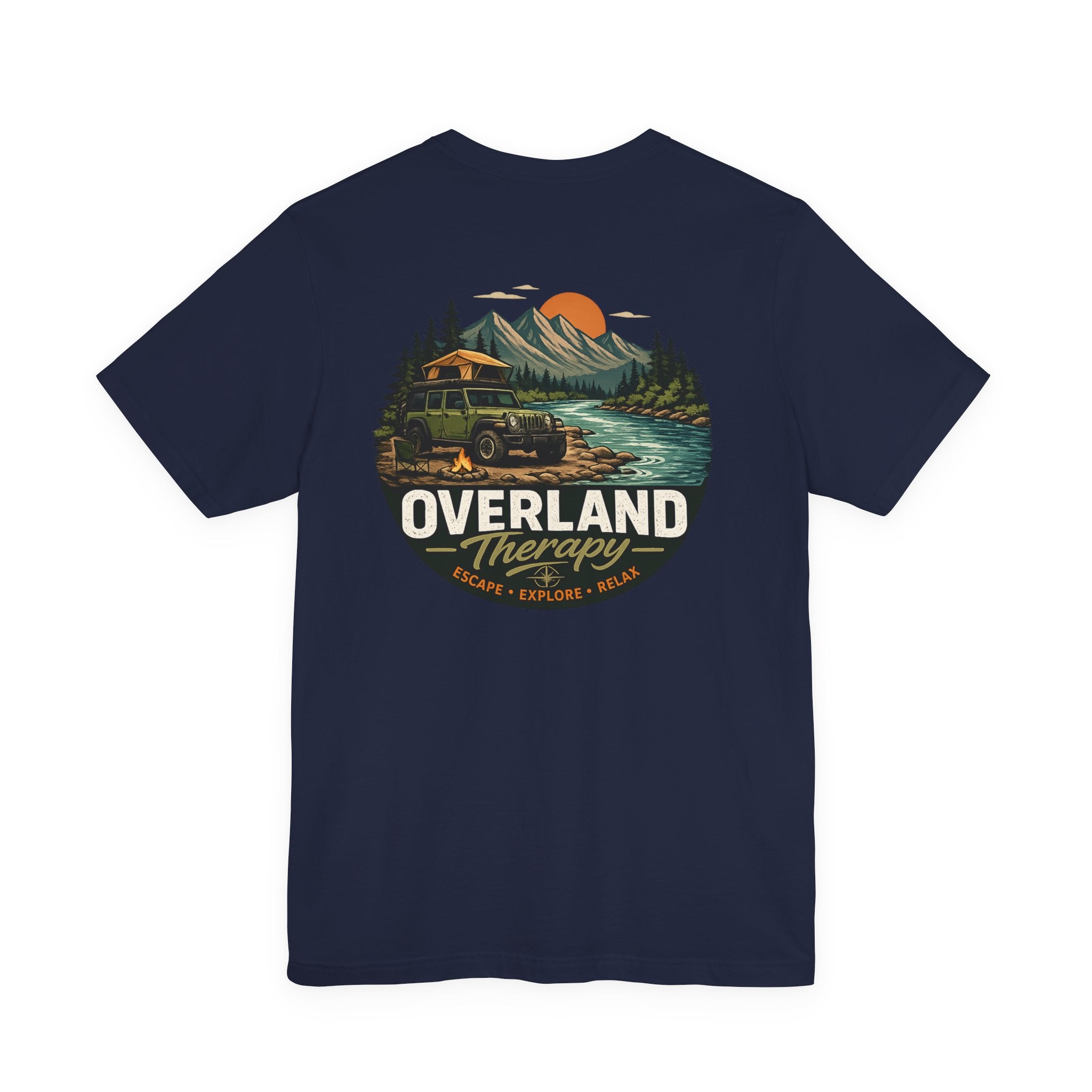 Overland Therapy Adventure T-Shirt — Camping & Off-Road Explorer Tee