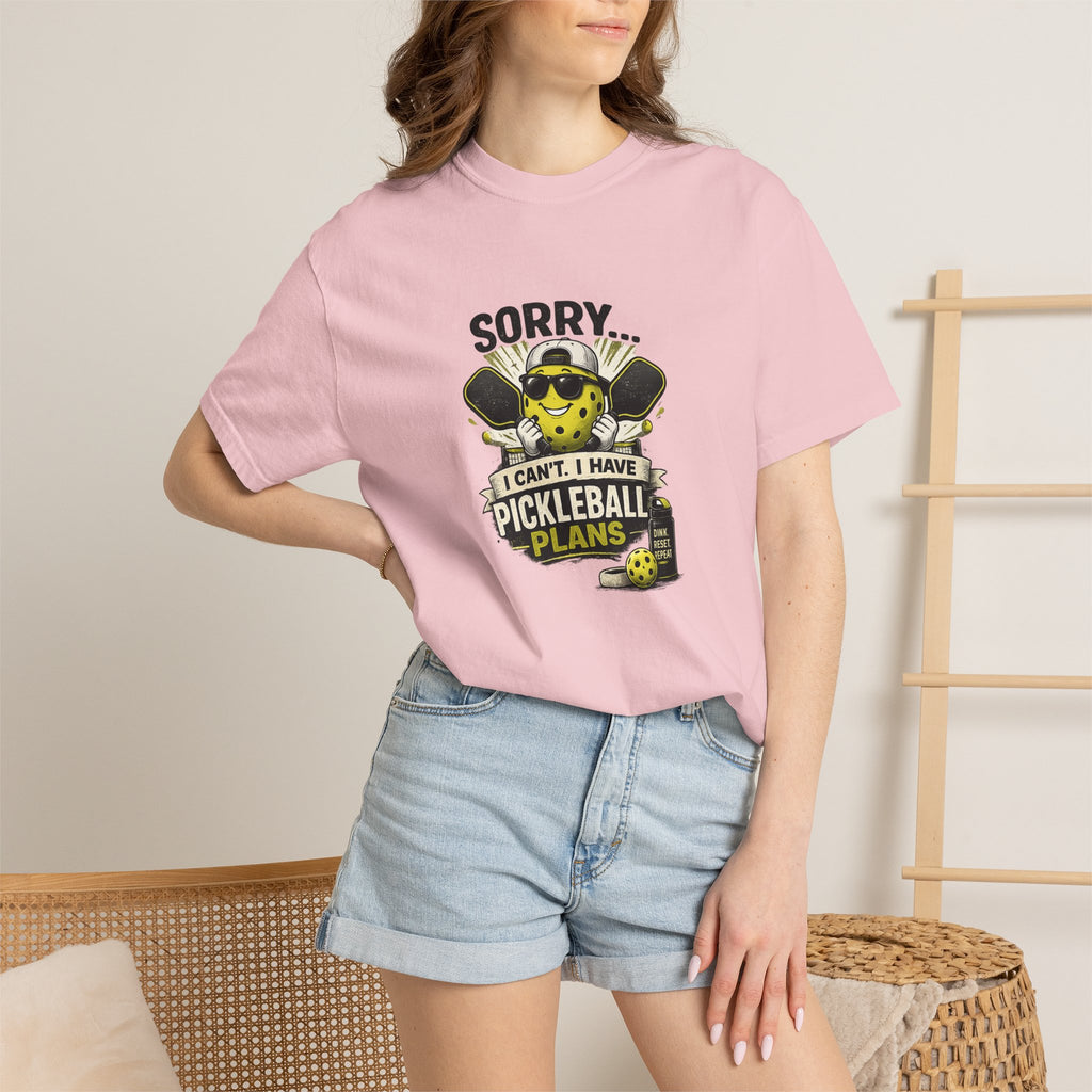 Pickleball Plans T-Shirt — "Sorry I Can’t, I Have Pickleball Plans" Graphic Tee