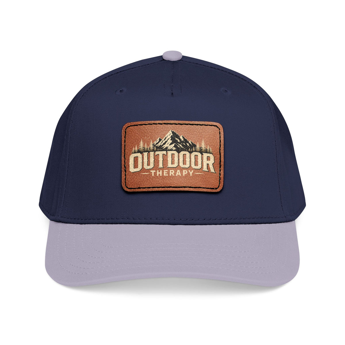 Mid Profile Outdoor Therapy with Leather Patch (Rectangle)
