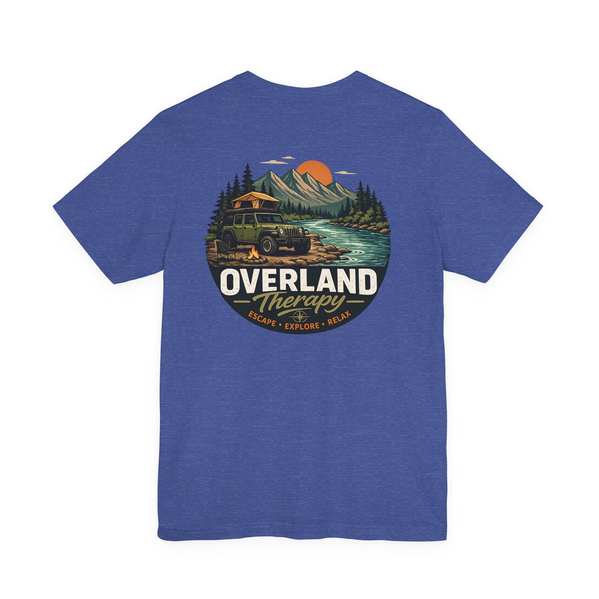 Overland Therapy Adventure T-Shirt — Camping & Off-Road Explorer Tee