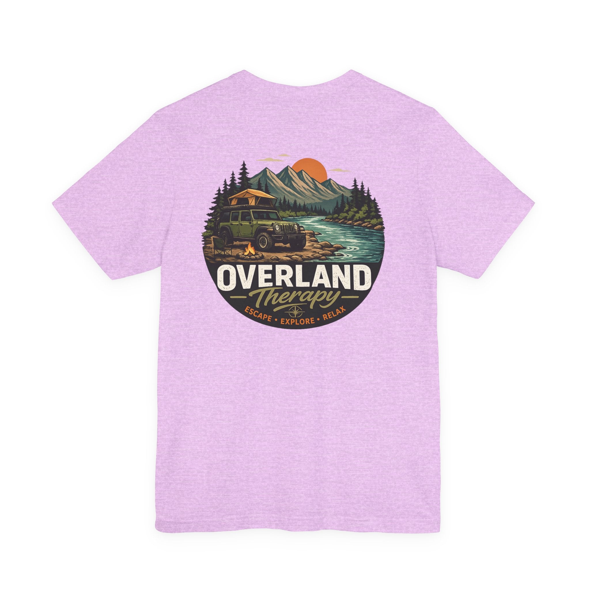 Overland Therapy Adventure T-Shirt — Camping & Off-Road Explorer Tee