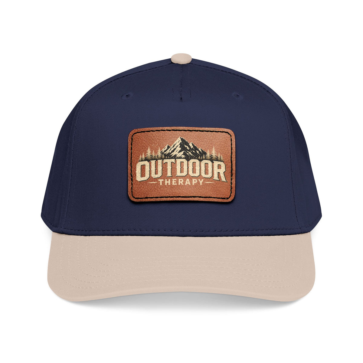 Mid Profile Outdoor Therapy with Leather Patch (Rectangle)