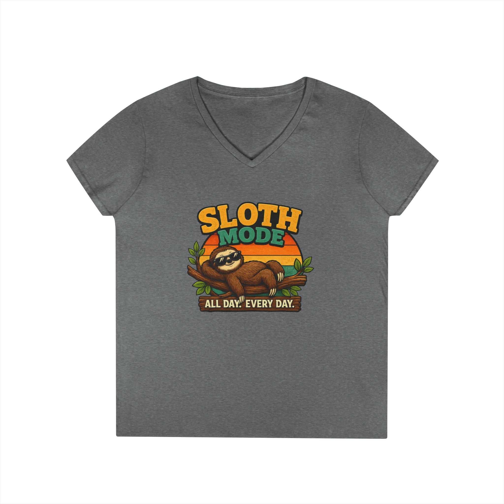 Sloth Mode V-Neck T-Shirt