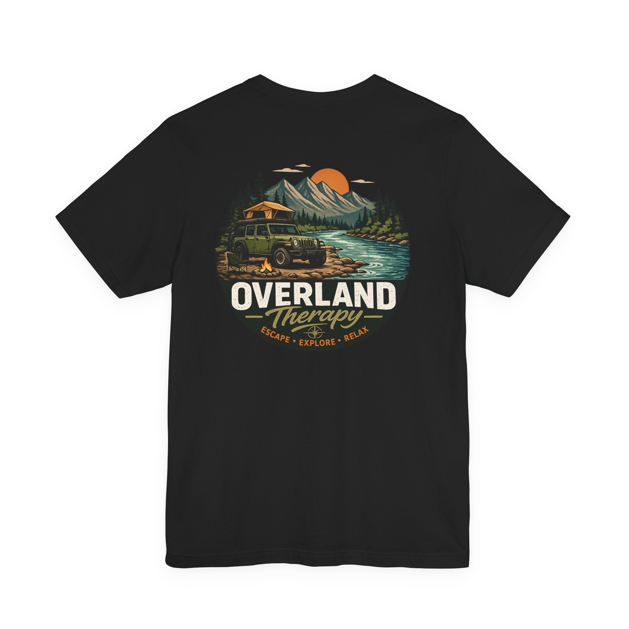 Overland Therapy Adventure T-Shirt — Camping & Off-Road Explorer Tee