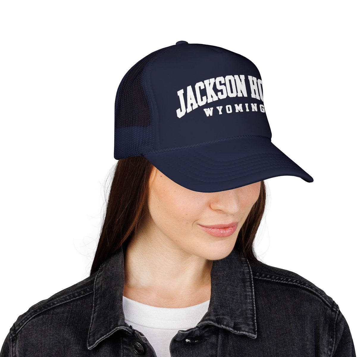 Jackson Hole Wyoming Foam Trucker Hat