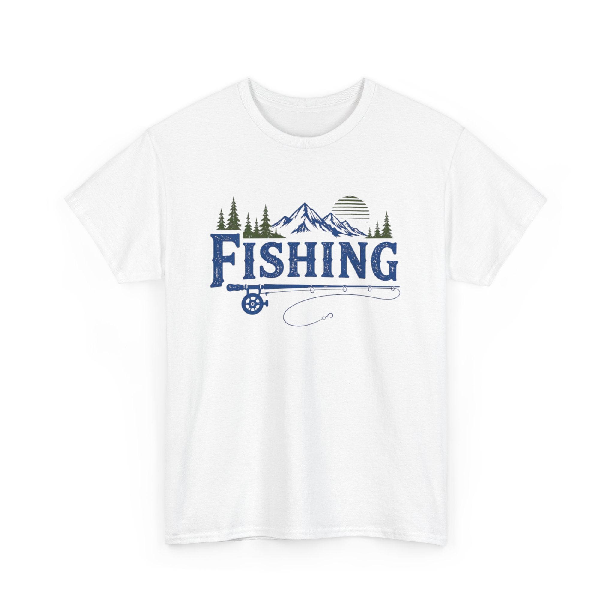 Mountain & Fly Rod Fishing Tee