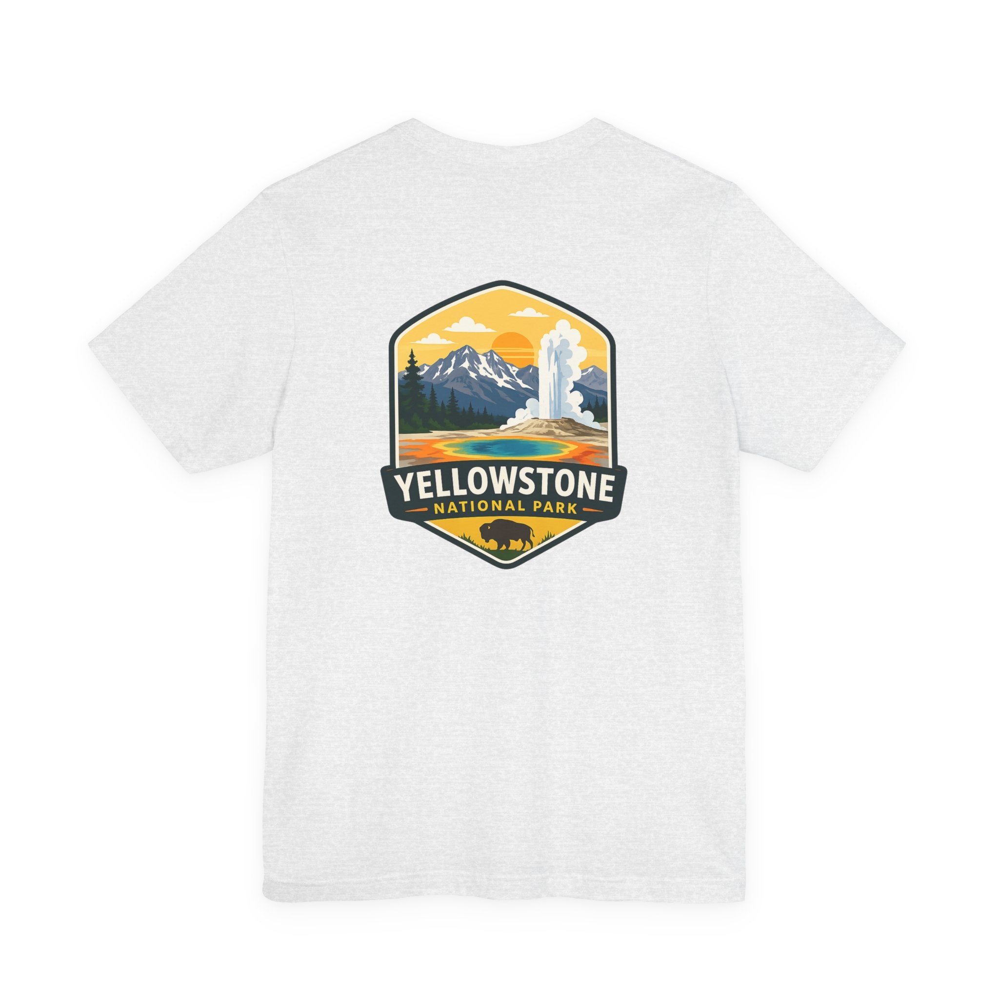 Yellowstone National Park Badge Tee — Outdoor Adventure T-Shirt