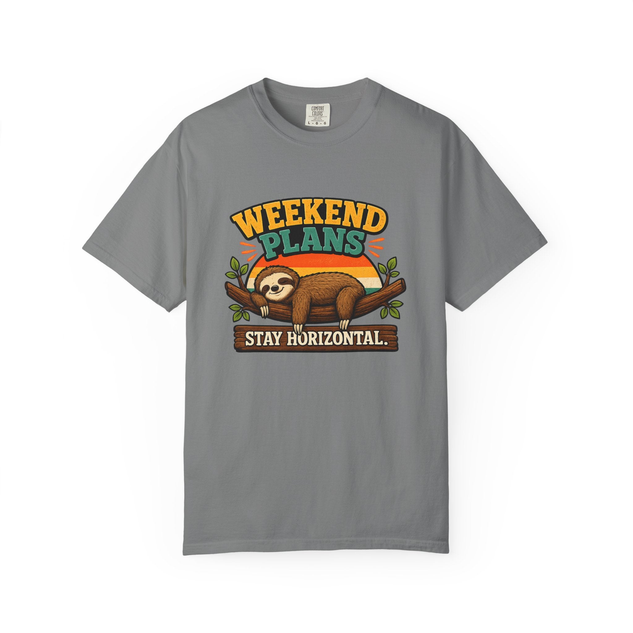 Weekend Plans Sloth T-Shirt