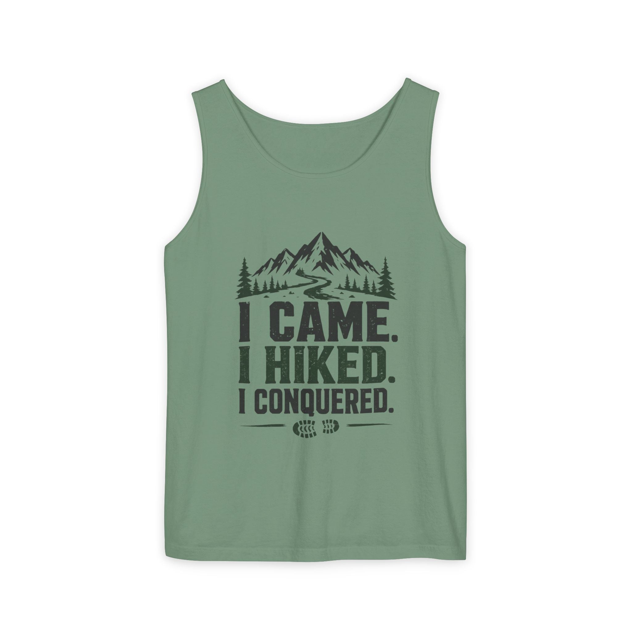 Hiking Tank Top — I Came. I Hiked. I Conquered. Mountain Trail Tank