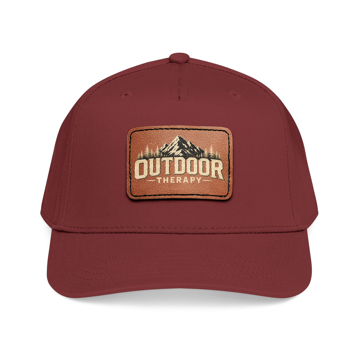 Mid Profile Outdoor Therapy with Leather Patch (Rectangle)
