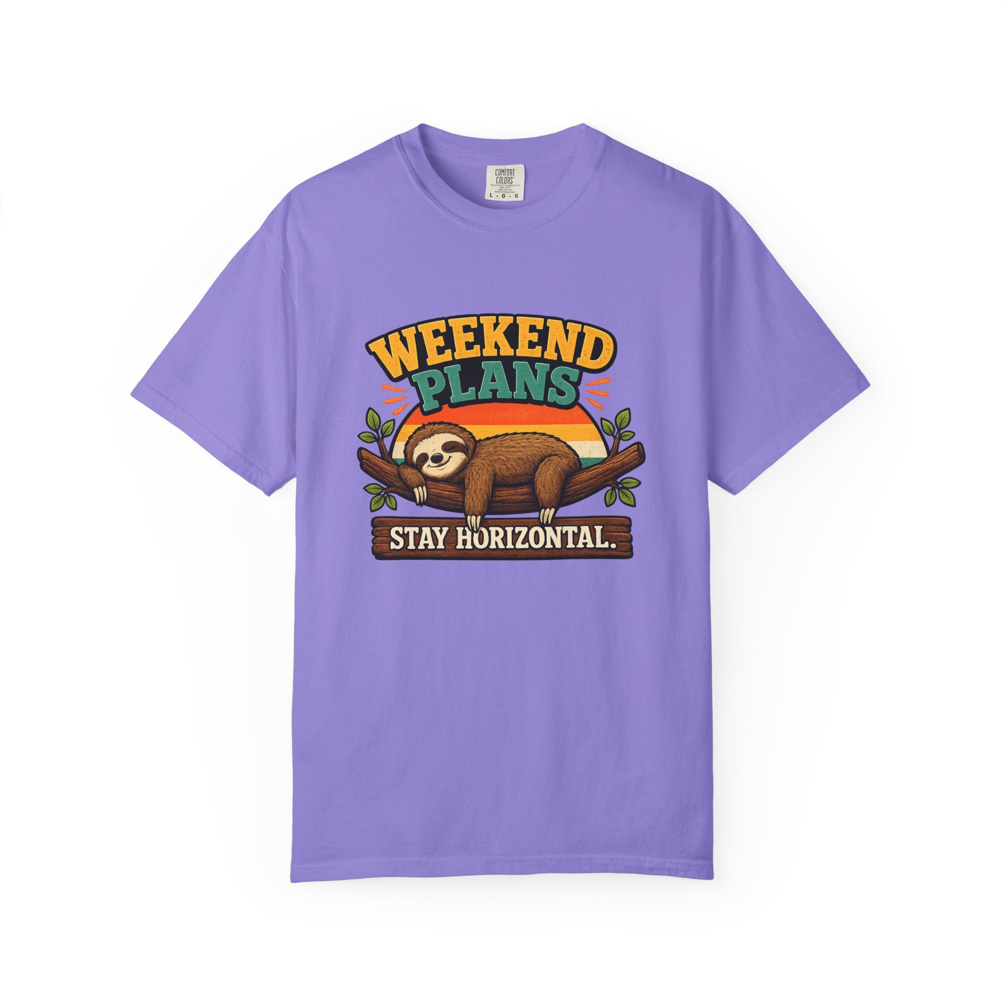 Weekend Plans Sloth T-Shirt
