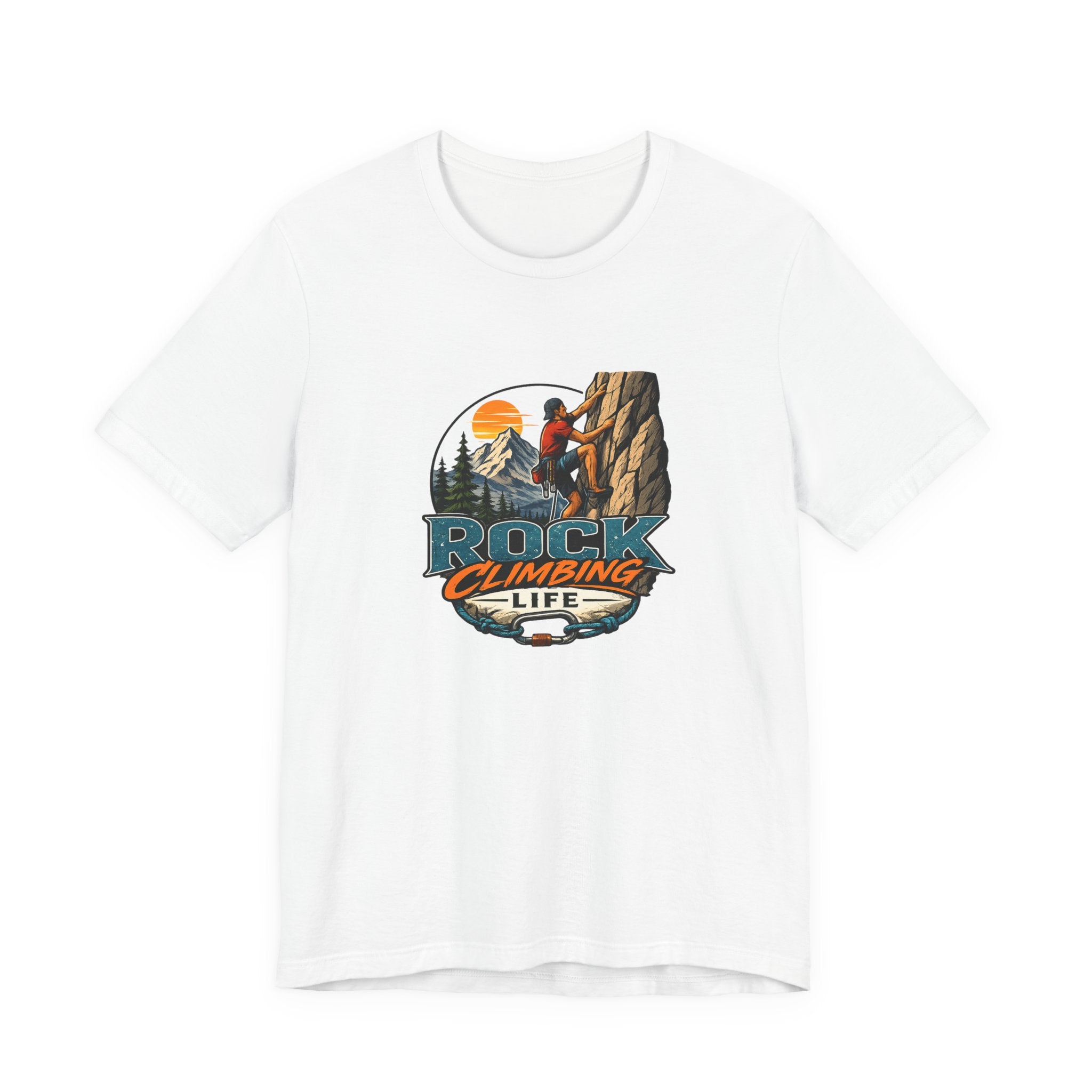 Rock Climbing Life T-Shirt — Outdoor Climber Graphic Tee