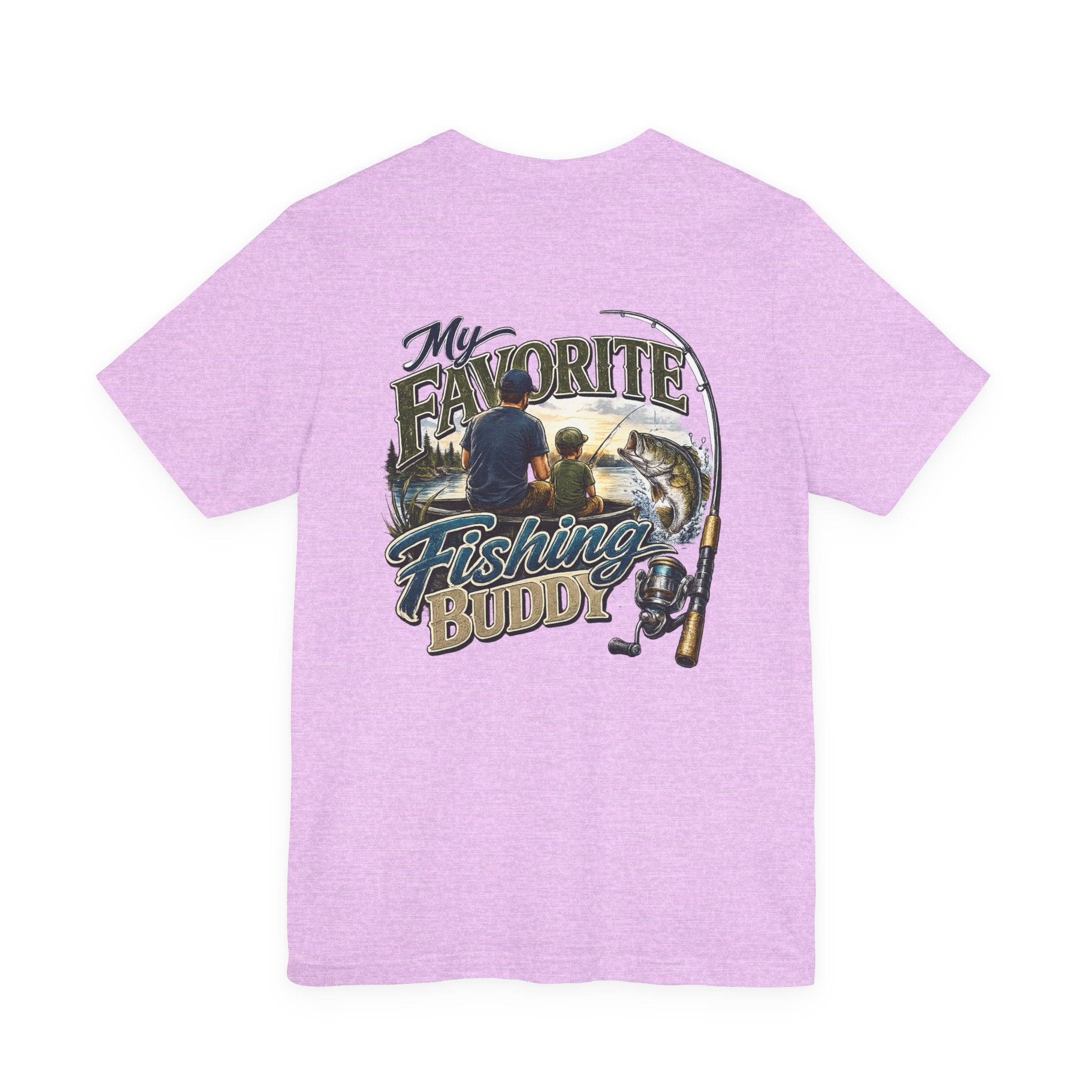 Fishing Father Son Tee — My Favorite Fishing Buddy Graphic T-Shirt