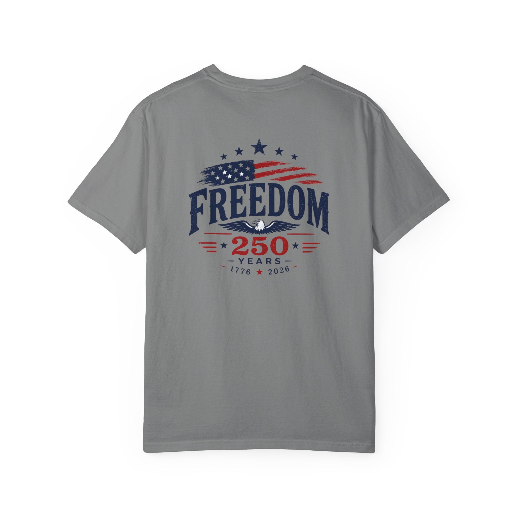 Freedom 250® Patriotic T-Shirt — 250 Years USA Flag Anniversary Tee