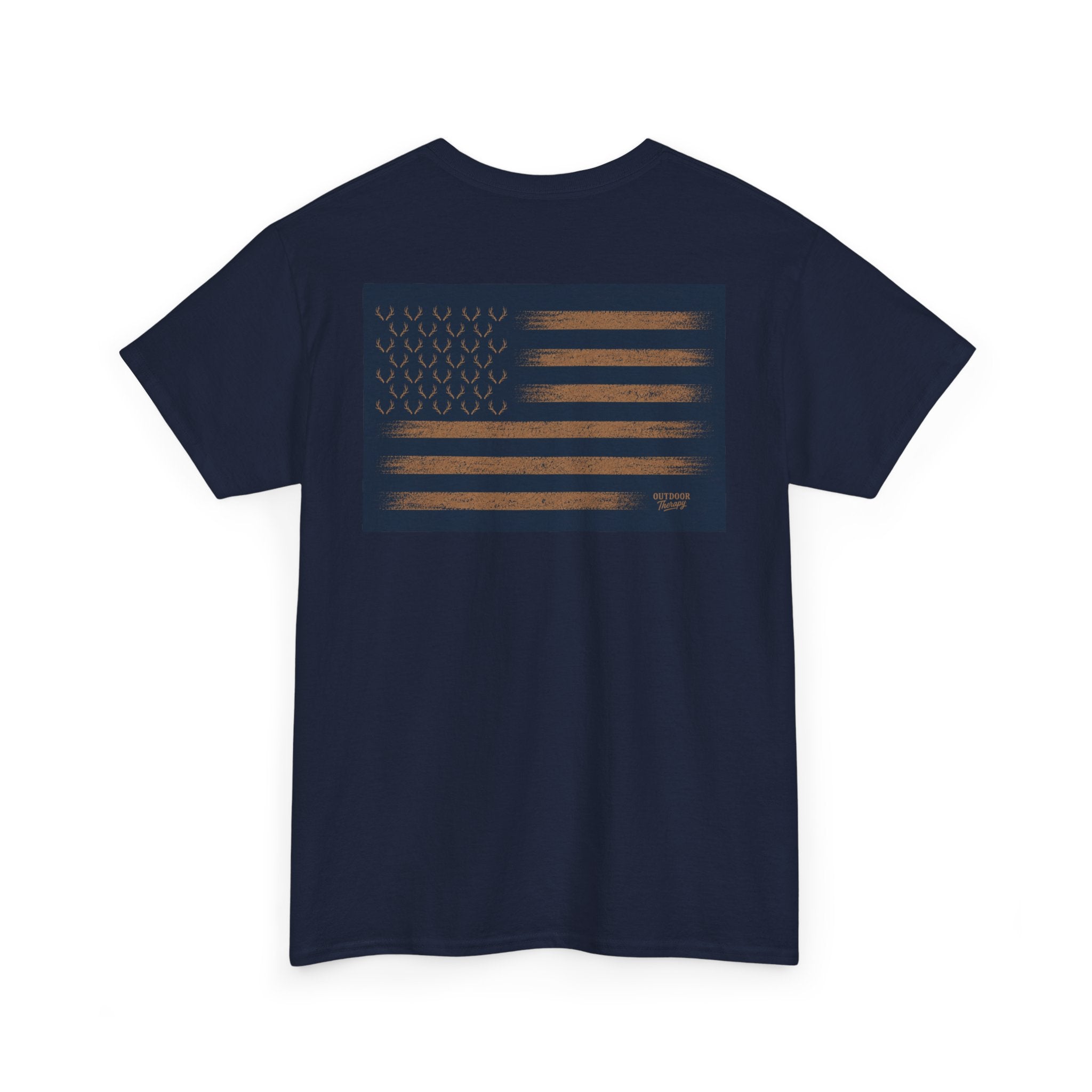 American Flag Antler Tee