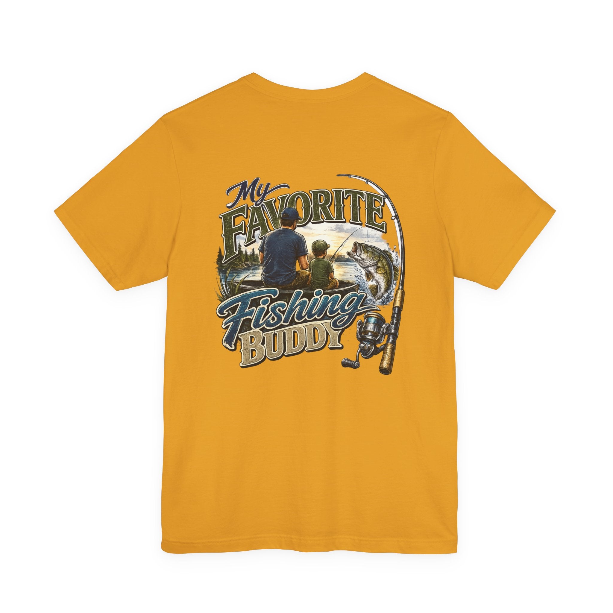 Fishing Father Son Tee — My Favorite Fishing Buddy Graphic T-Shirt