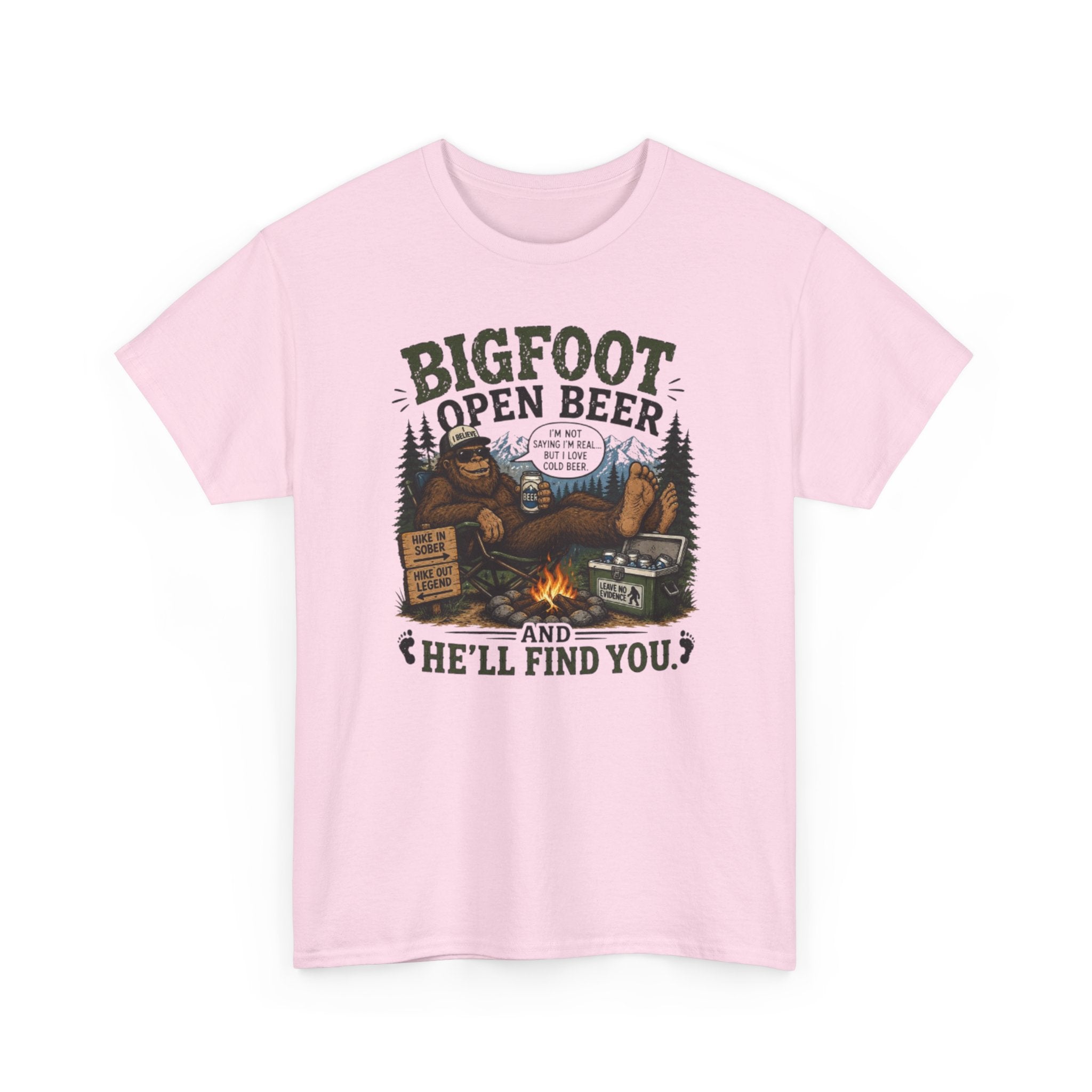 Bigfoot Open Beer T-Shirt