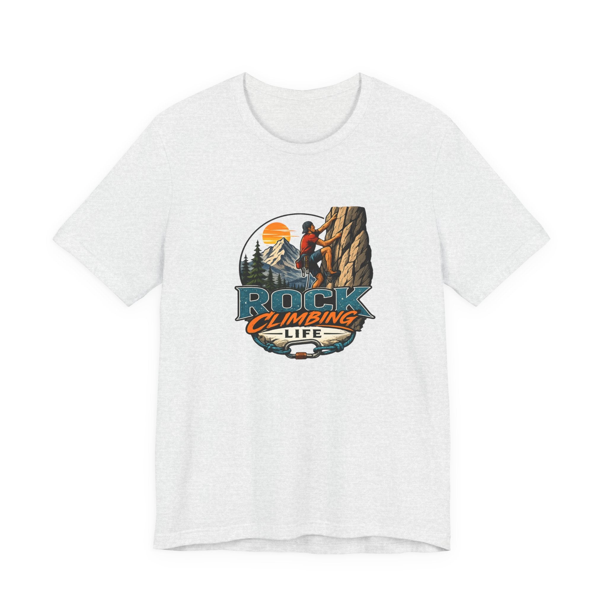 Rock Climbing Life T-Shirt — Outdoor Climber Graphic Tee