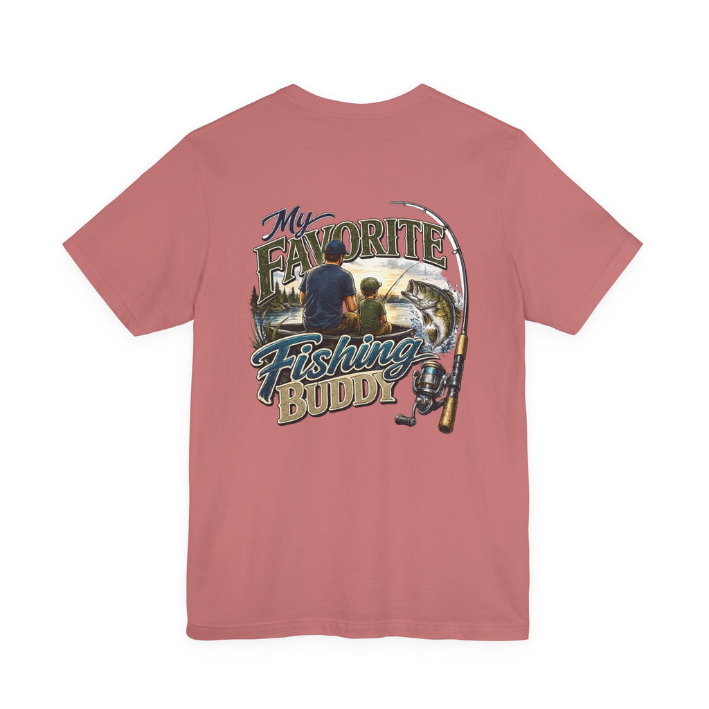 Fishing Father Son Tee — My Favorite Fishing Buddy Graphic T-Shirt
