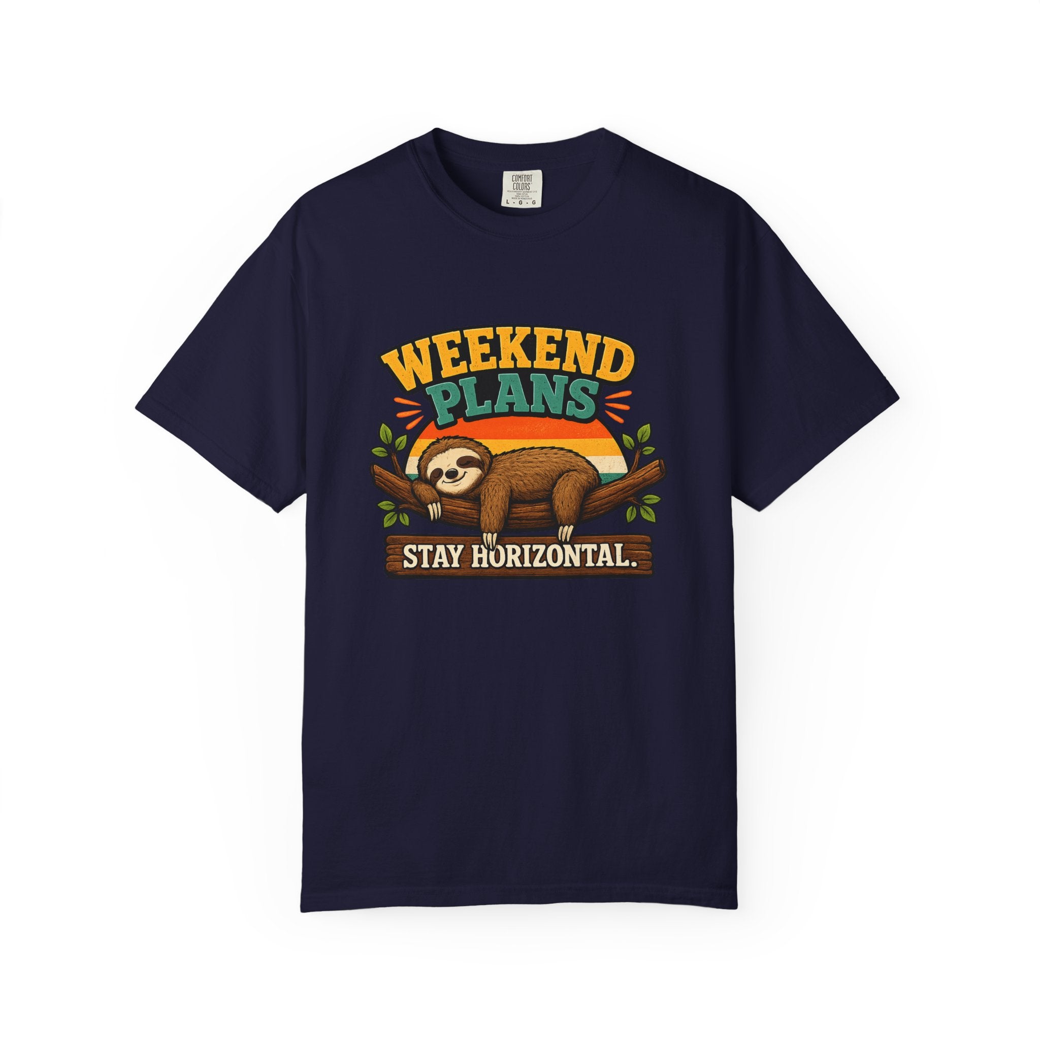 Weekend Plans Sloth T-Shirt