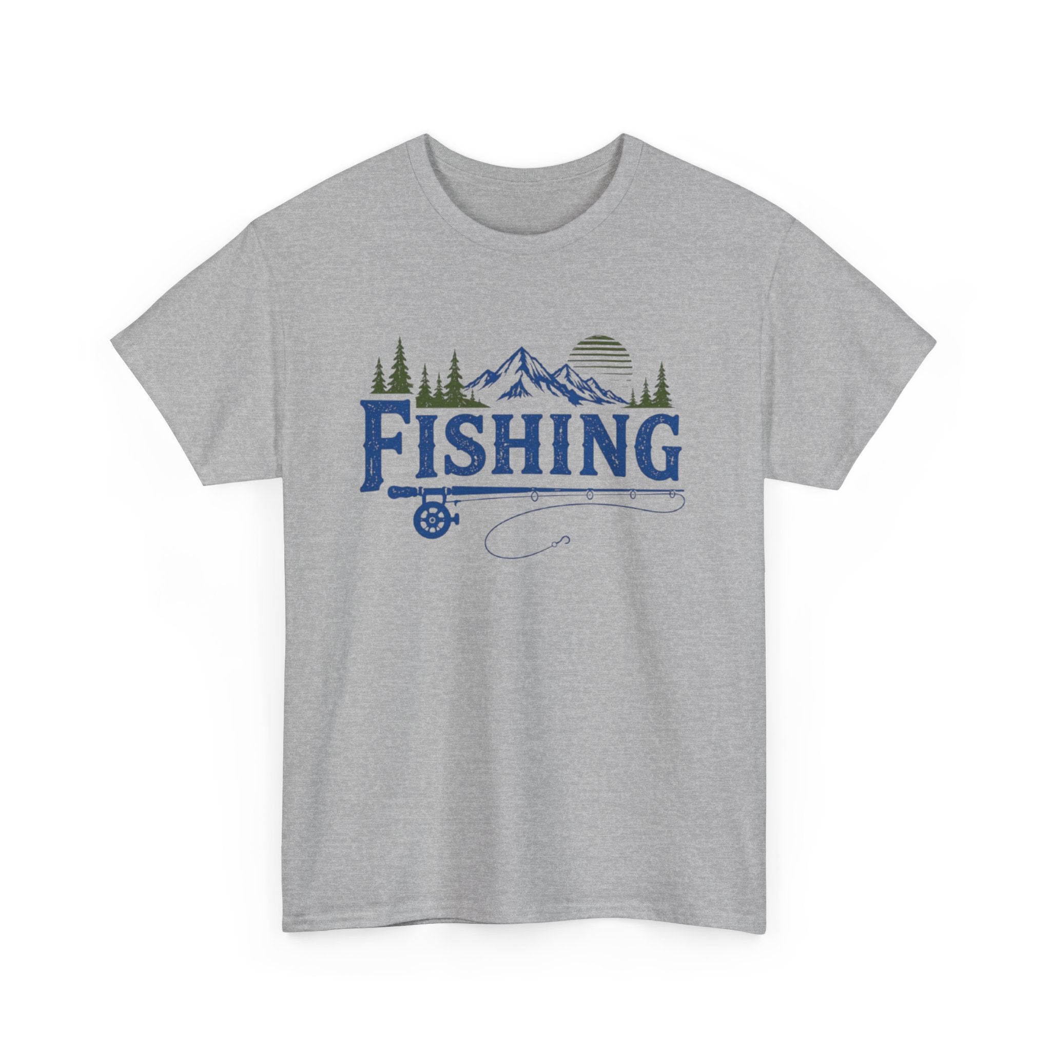 Mountain & Fly Rod Fishing Tee
