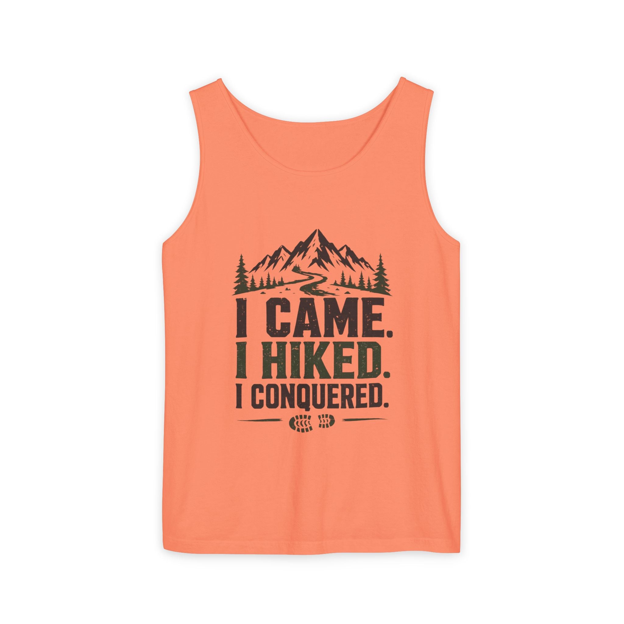 Hiking Tank Top — I Came. I Hiked. I Conquered. Mountain Trail Tank
