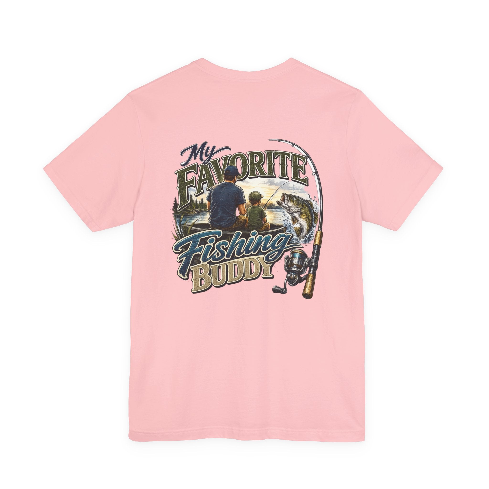 Fishing Father Son Tee — My Favorite Fishing Buddy Graphic T-Shirt