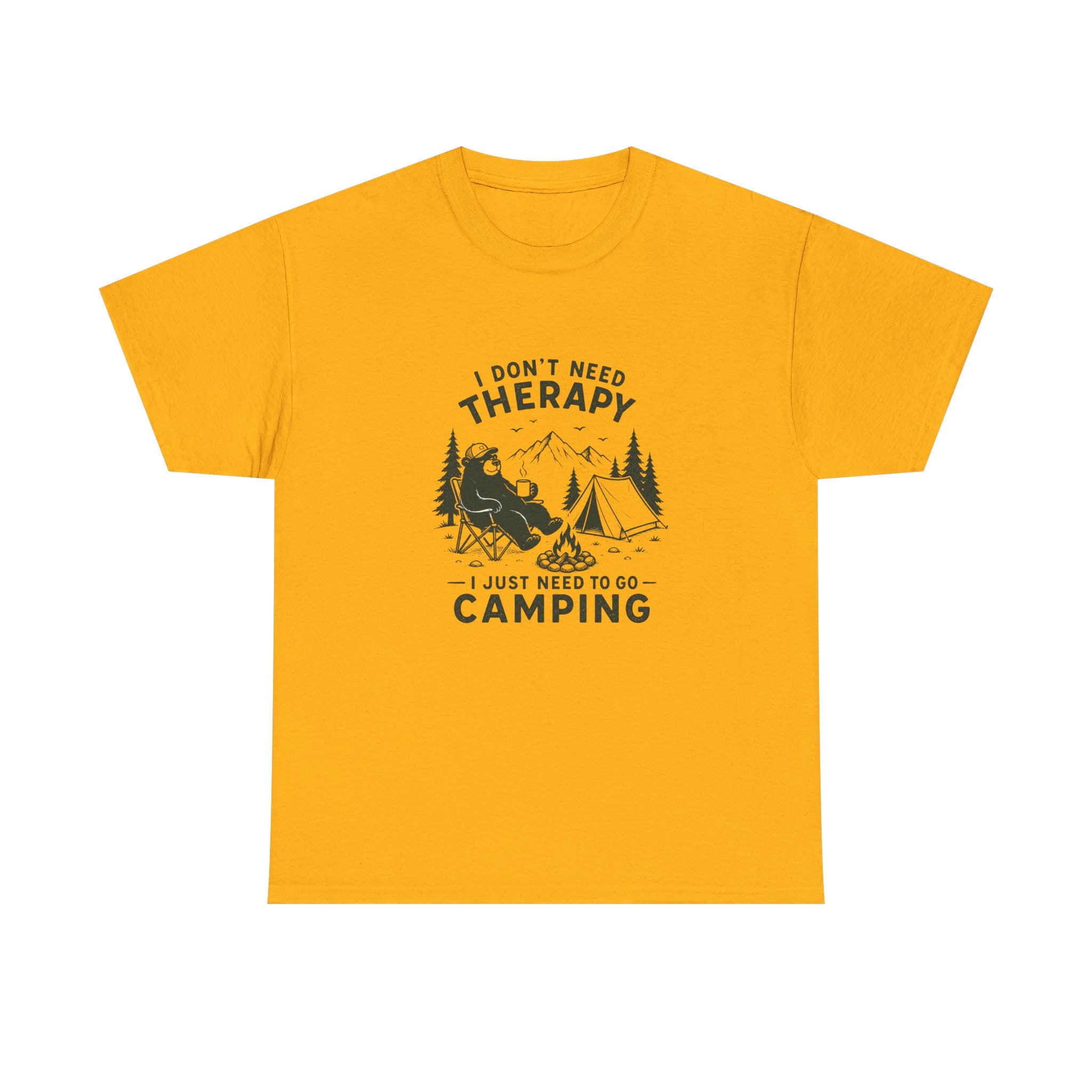 "I Don't Need Therapy, I Just Need To Go Camping" Outdoor Tee