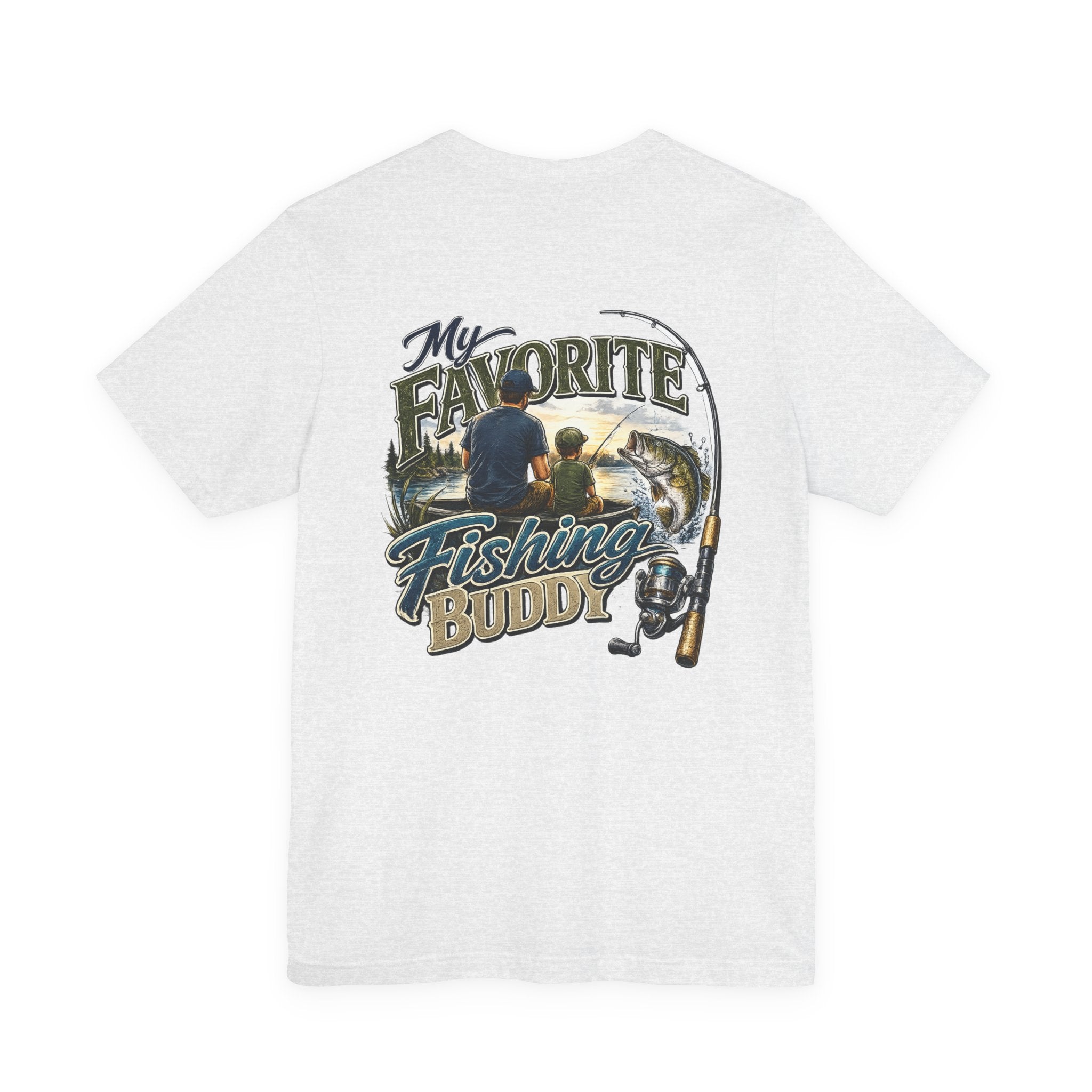 Fishing Father Son Tee — My Favorite Fishing Buddy Graphic T-Shirt