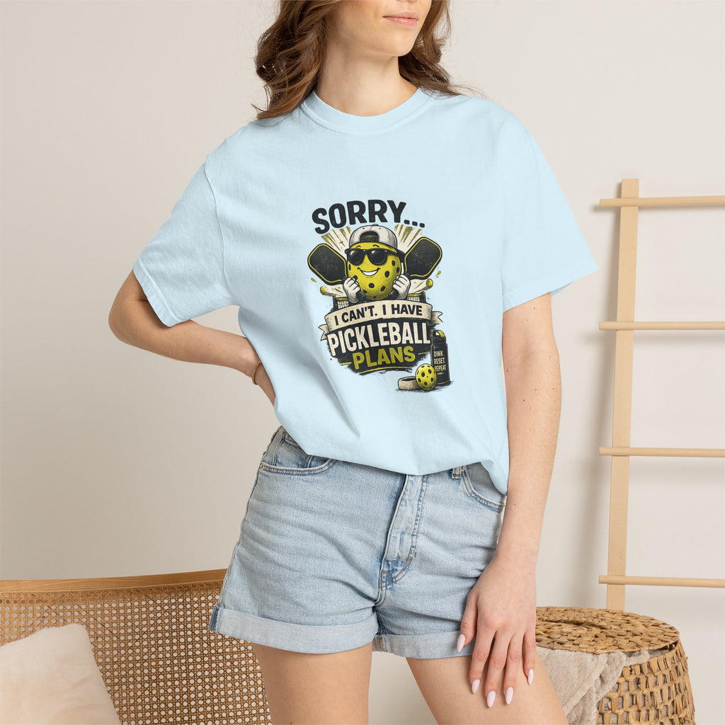 Pickleball Plans T-Shirt — "Sorry I Can’t, I Have Pickleball Plans" Graphic Tee