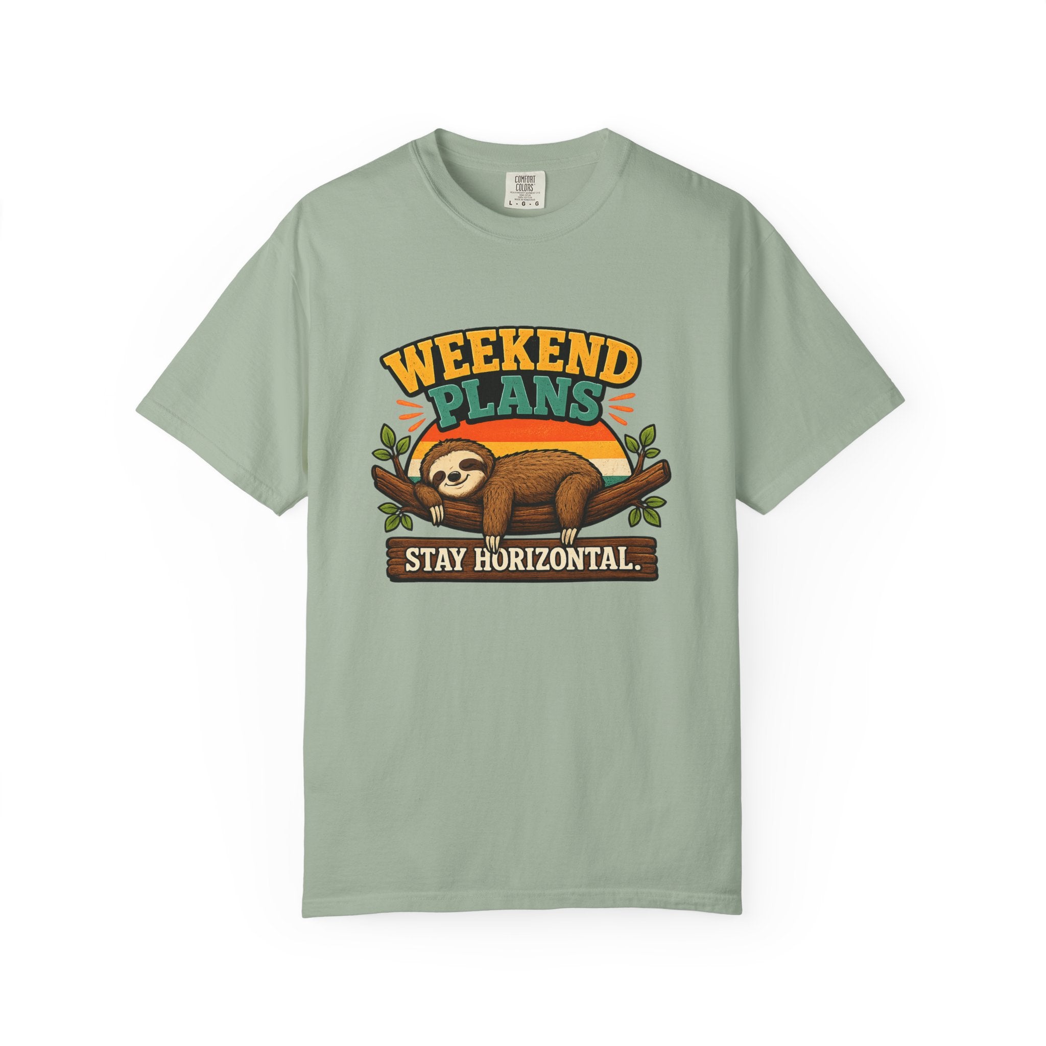 Weekend Plans Sloth T-Shirt