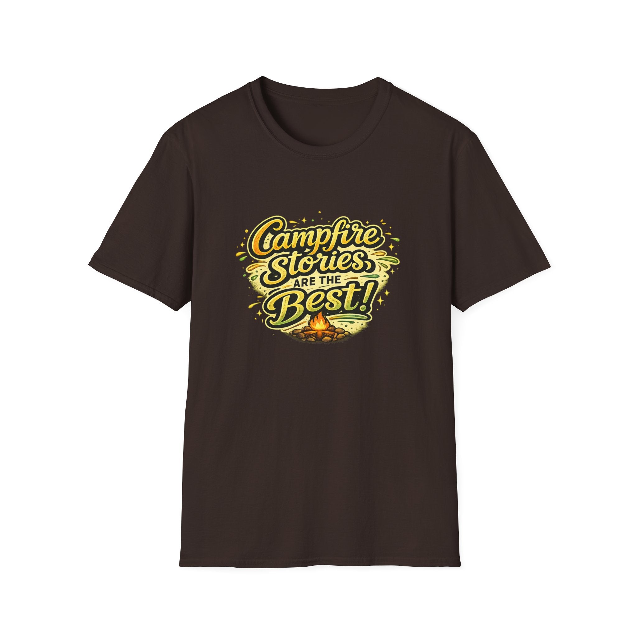 Campfire Stories Are the Best T-Shirt — Cozy Camping Tee for Storytellers & Outdoor Lovers