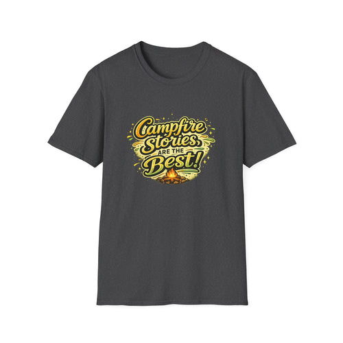 Campfire Stories Are the Best T-Shirt — Cozy Camping Tee for Storytellers & Outdoor Lovers