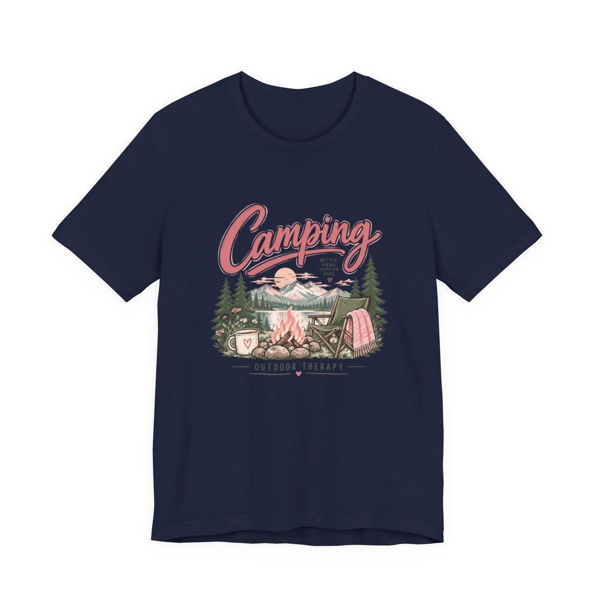 Camping Outdoor Therapy T-Shirt