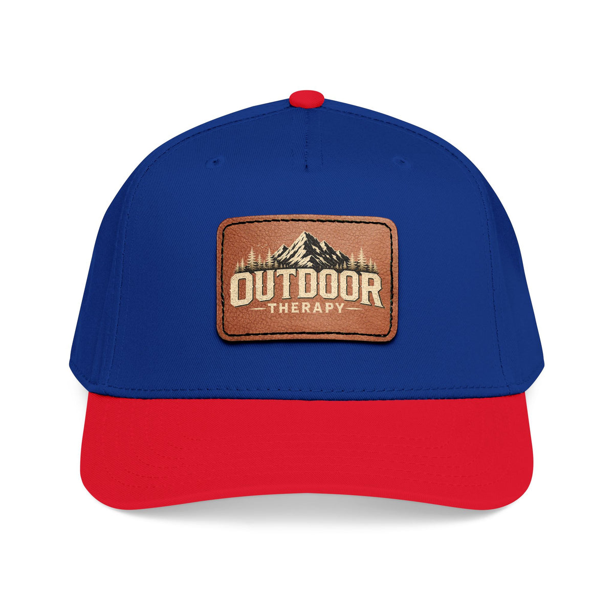 Mid Profile Outdoor Therapy with Leather Patch (Rectangle)