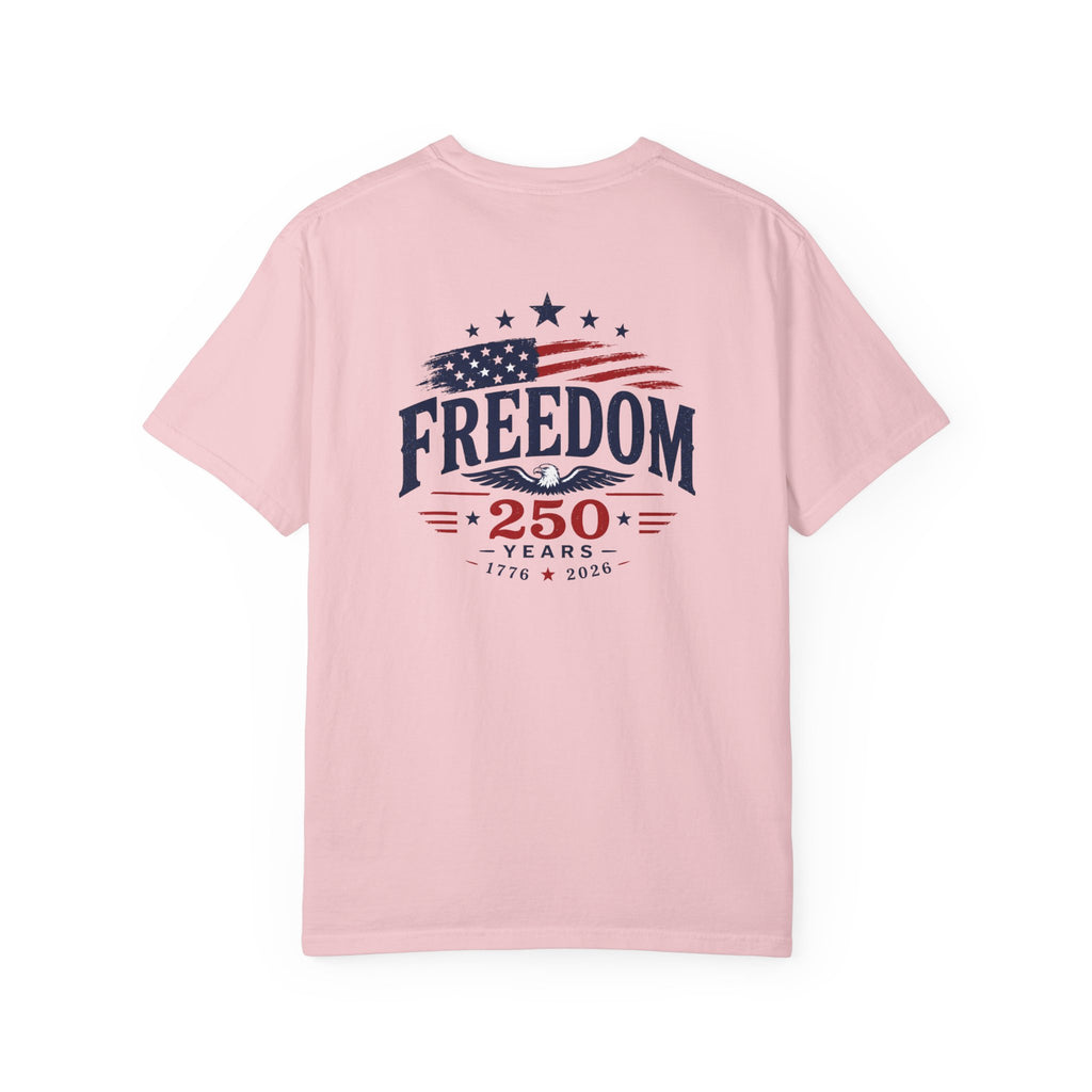 Freedom 250® Patriotic T-Shirt — 250 Years USA Flag Anniversary Tee
