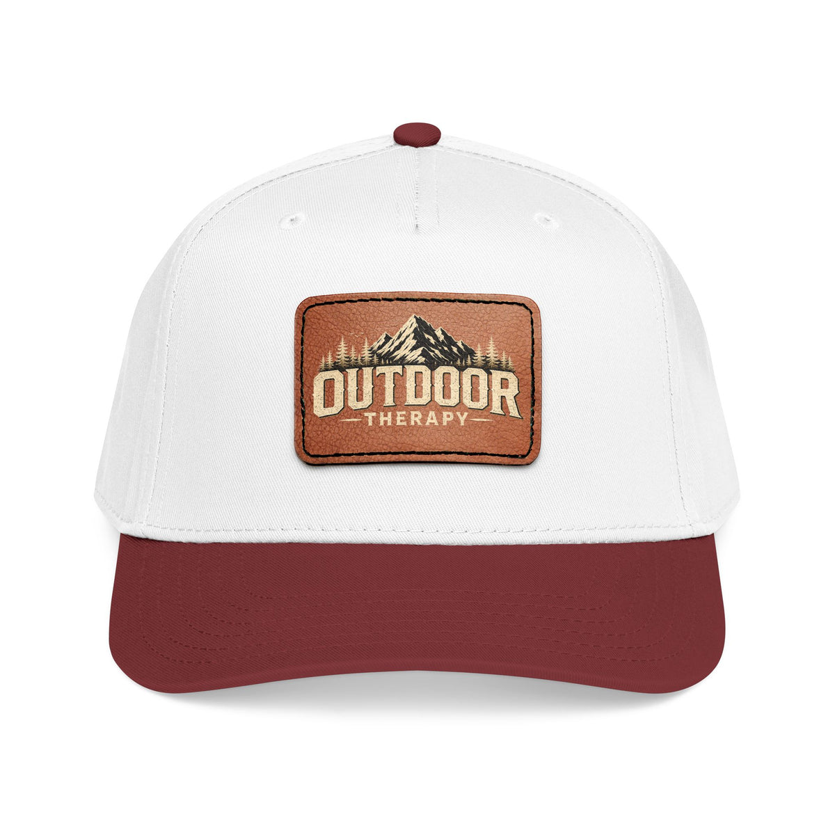 Mid Profile Outdoor Therapy with Leather Patch (Rectangle)
