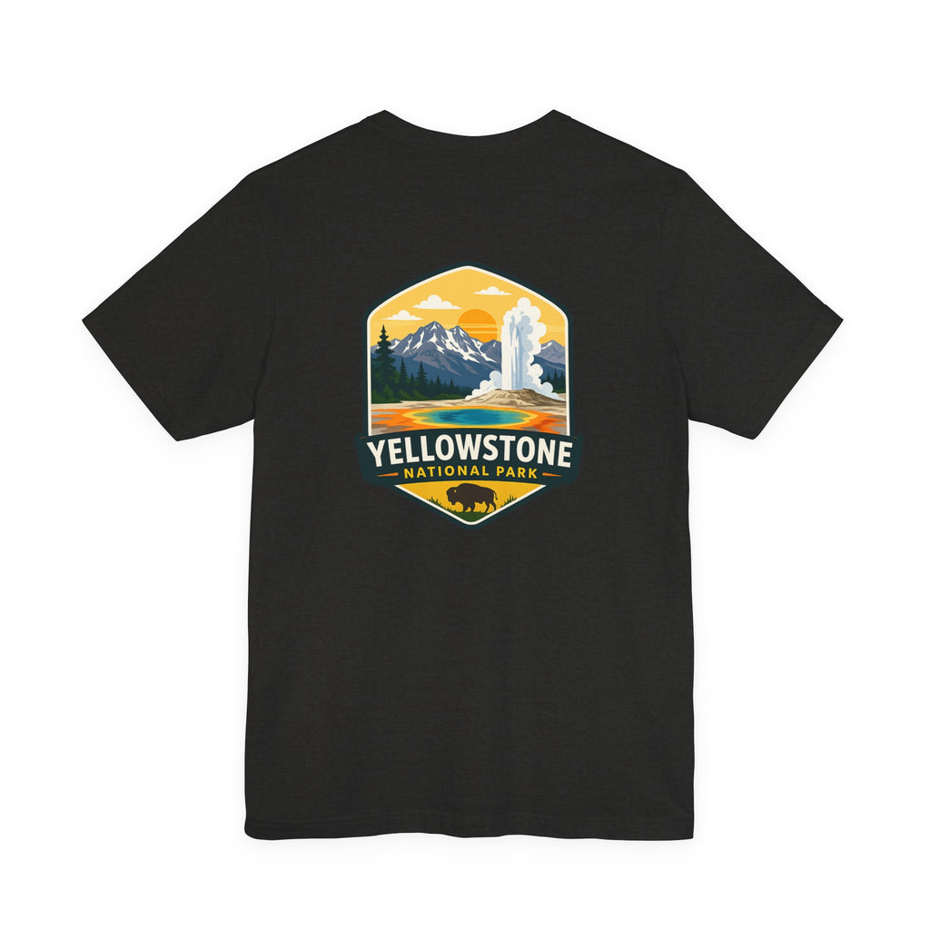 Yellowstone National Park Badge Tee — Outdoor Adventure T-Shirt